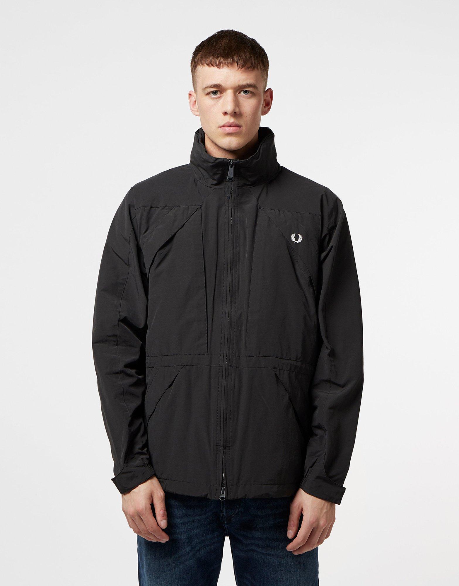 Fred Perry Cotton Offshore Lightweight Jacket in Black for Men - Lyst