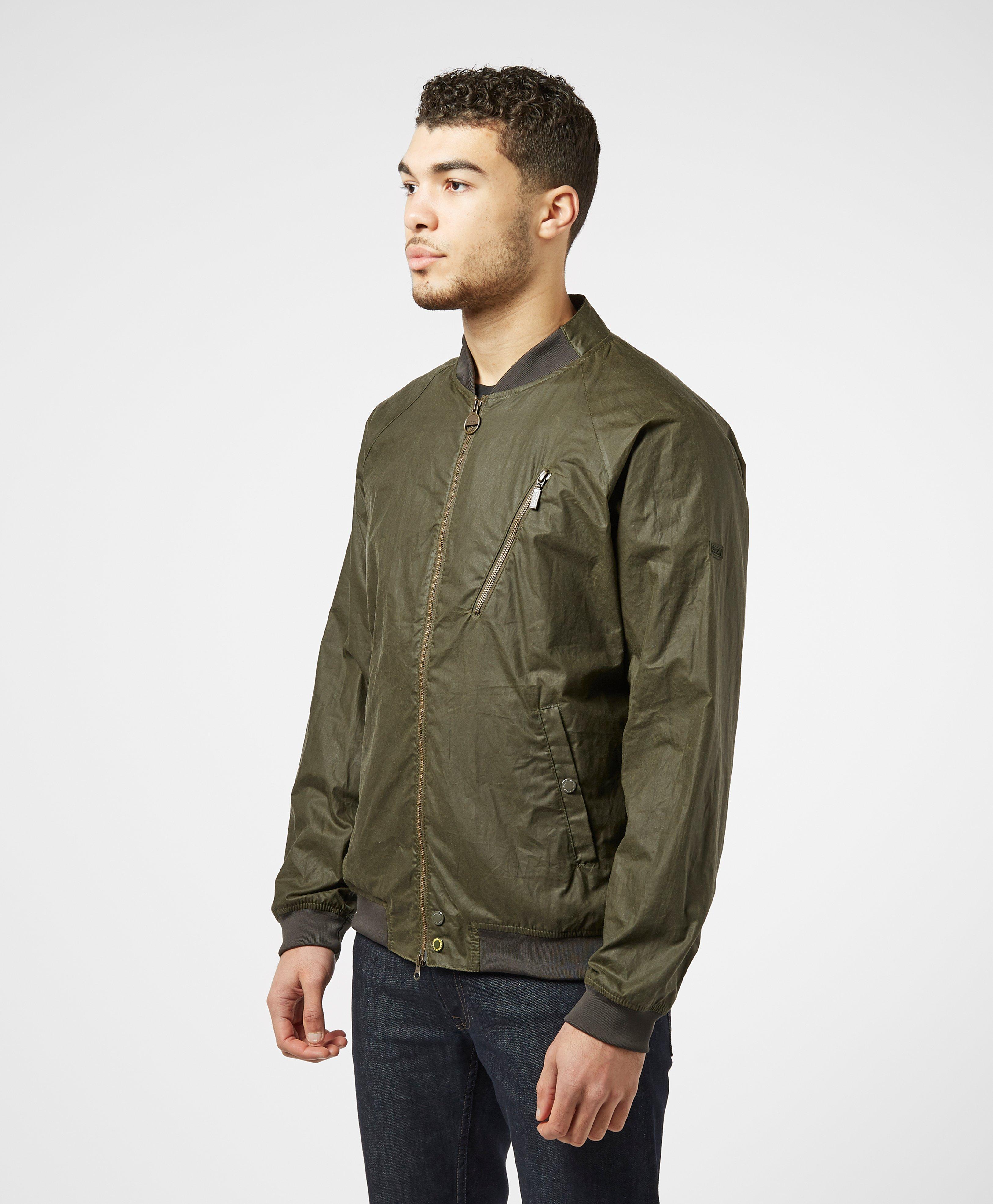 barbour bomber jacket