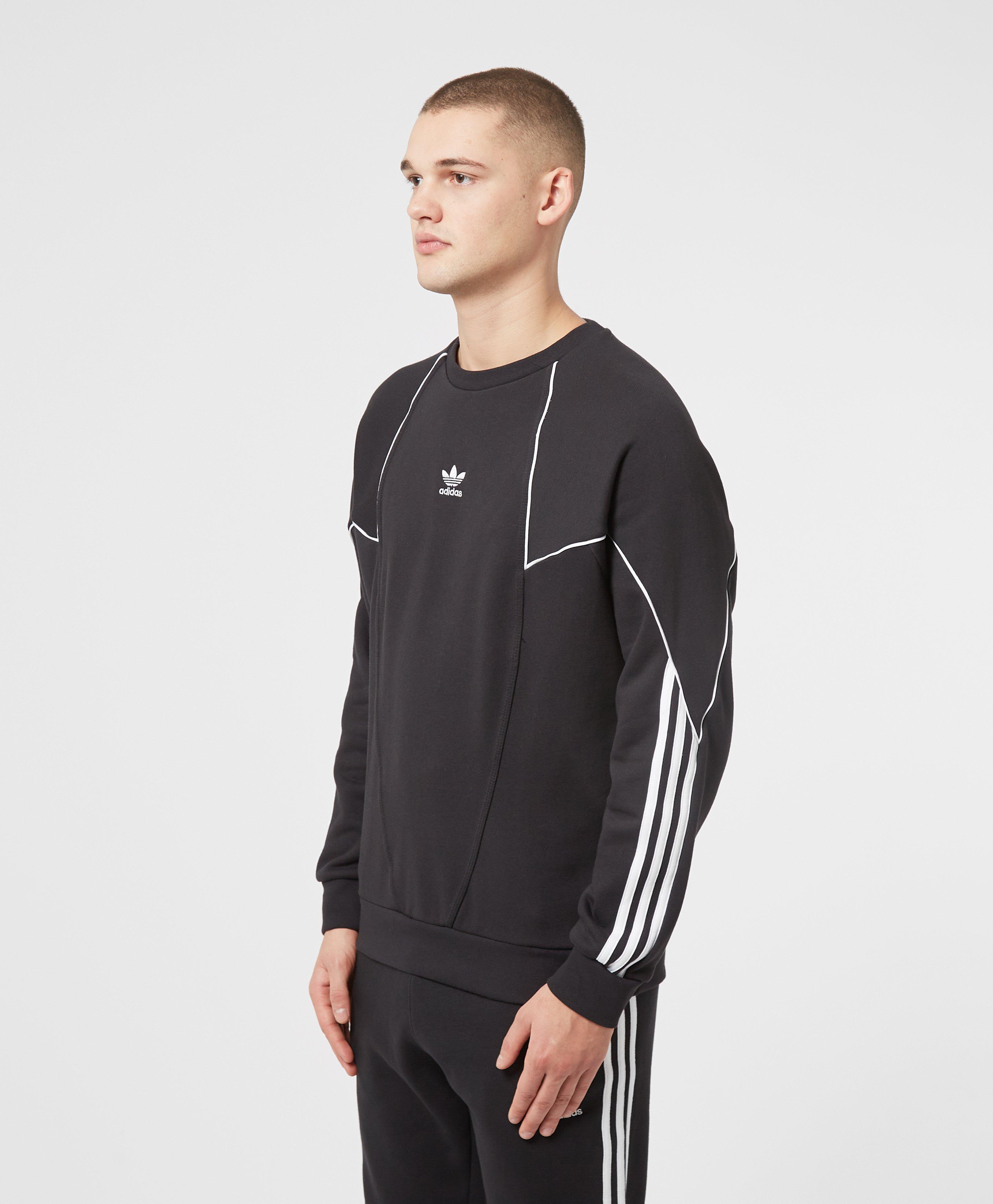 adidas Originals Trefoil Abstract Sweatshirt in Black for Men | Lyst