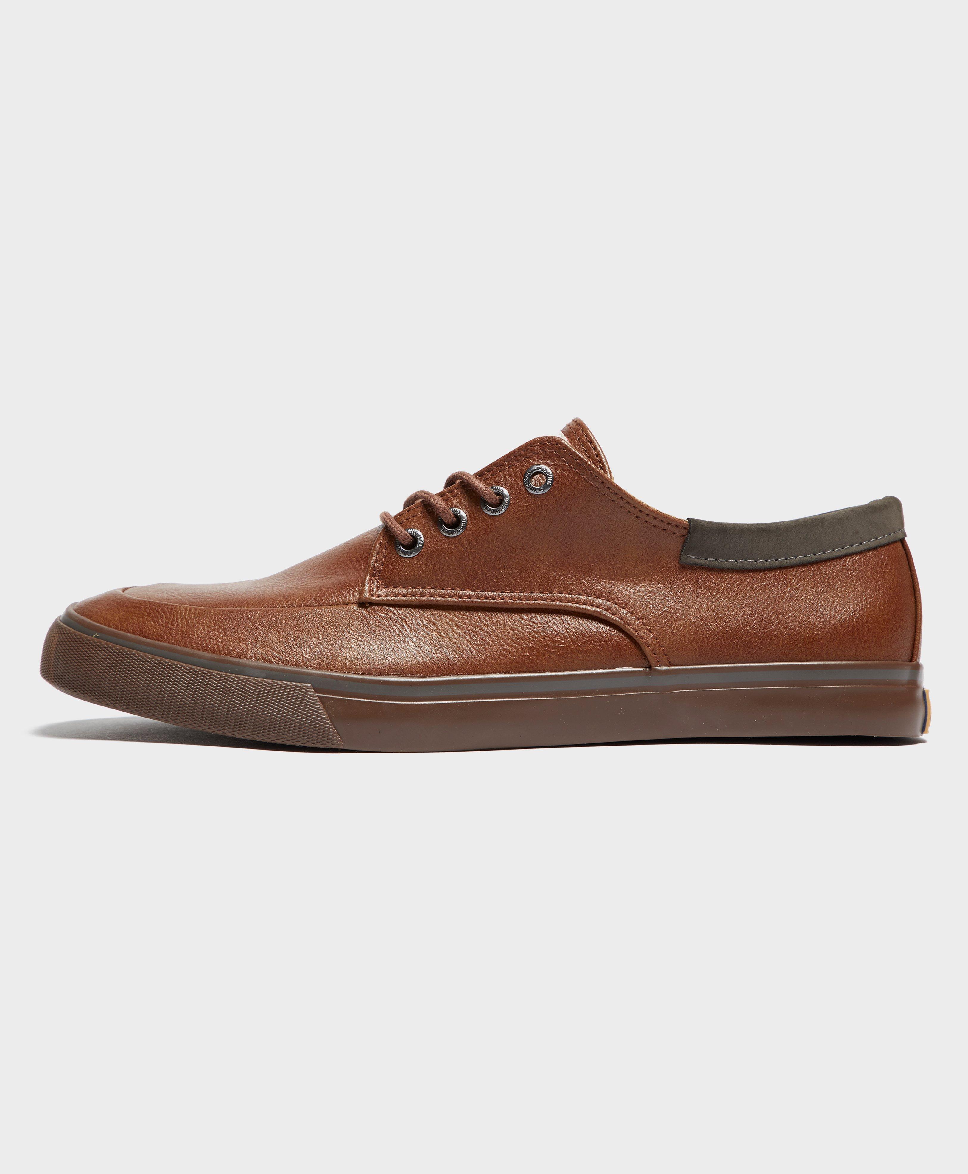 Mens Original Penguin Myopia Trainers Brown Shoe
