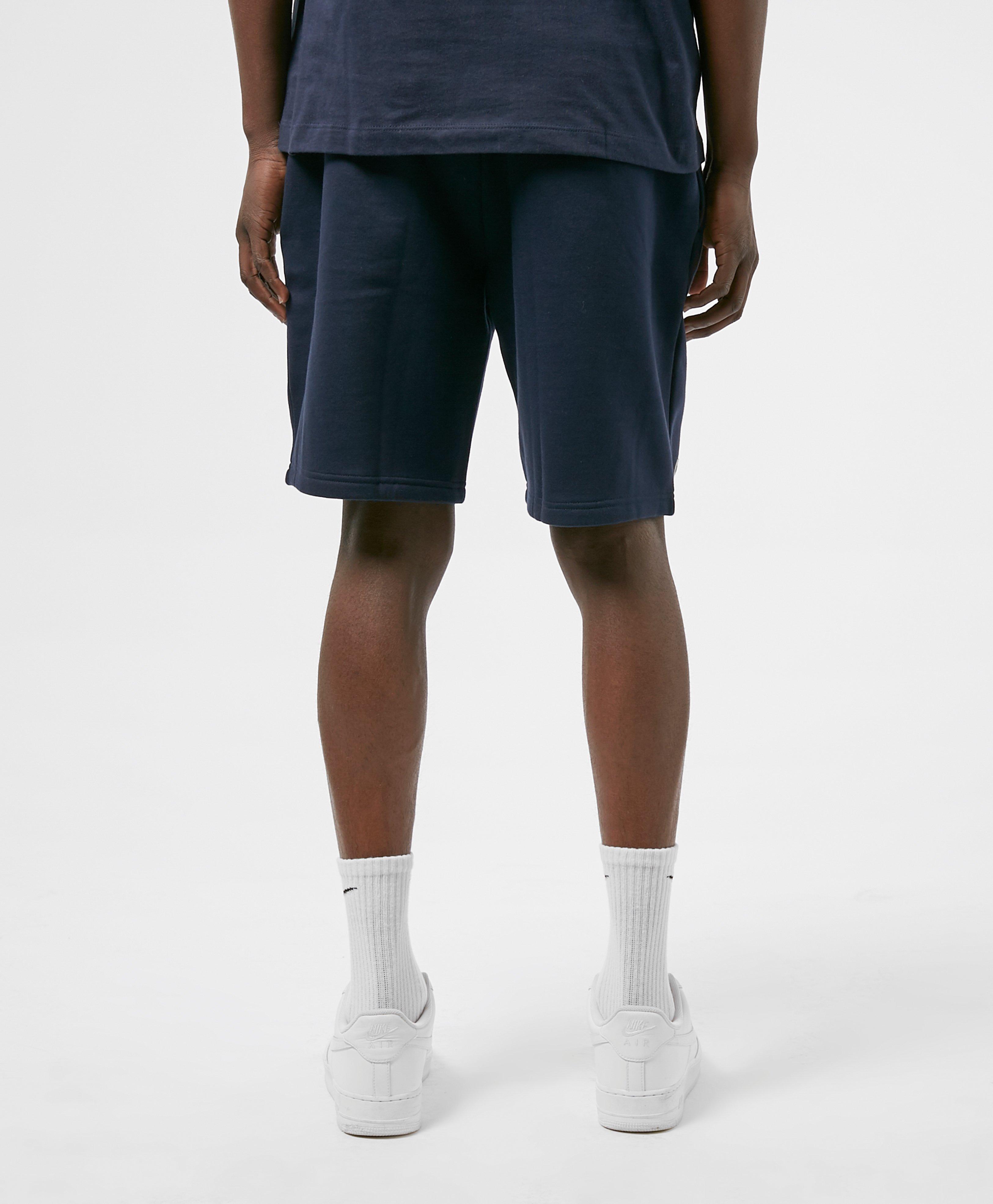 lacoste fleece core shorts