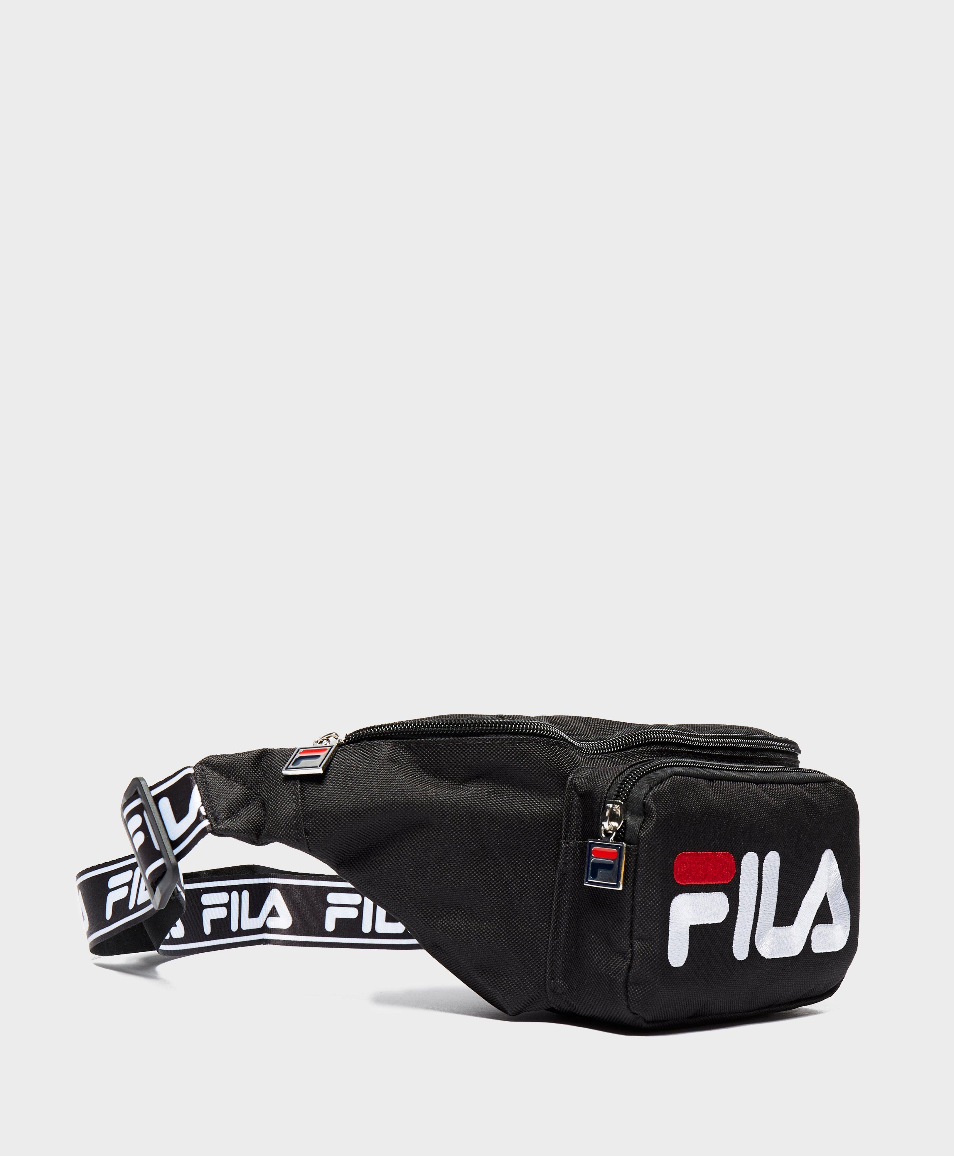 Fila Synthetic Logo Bum Bag in Black for Men | Lyst