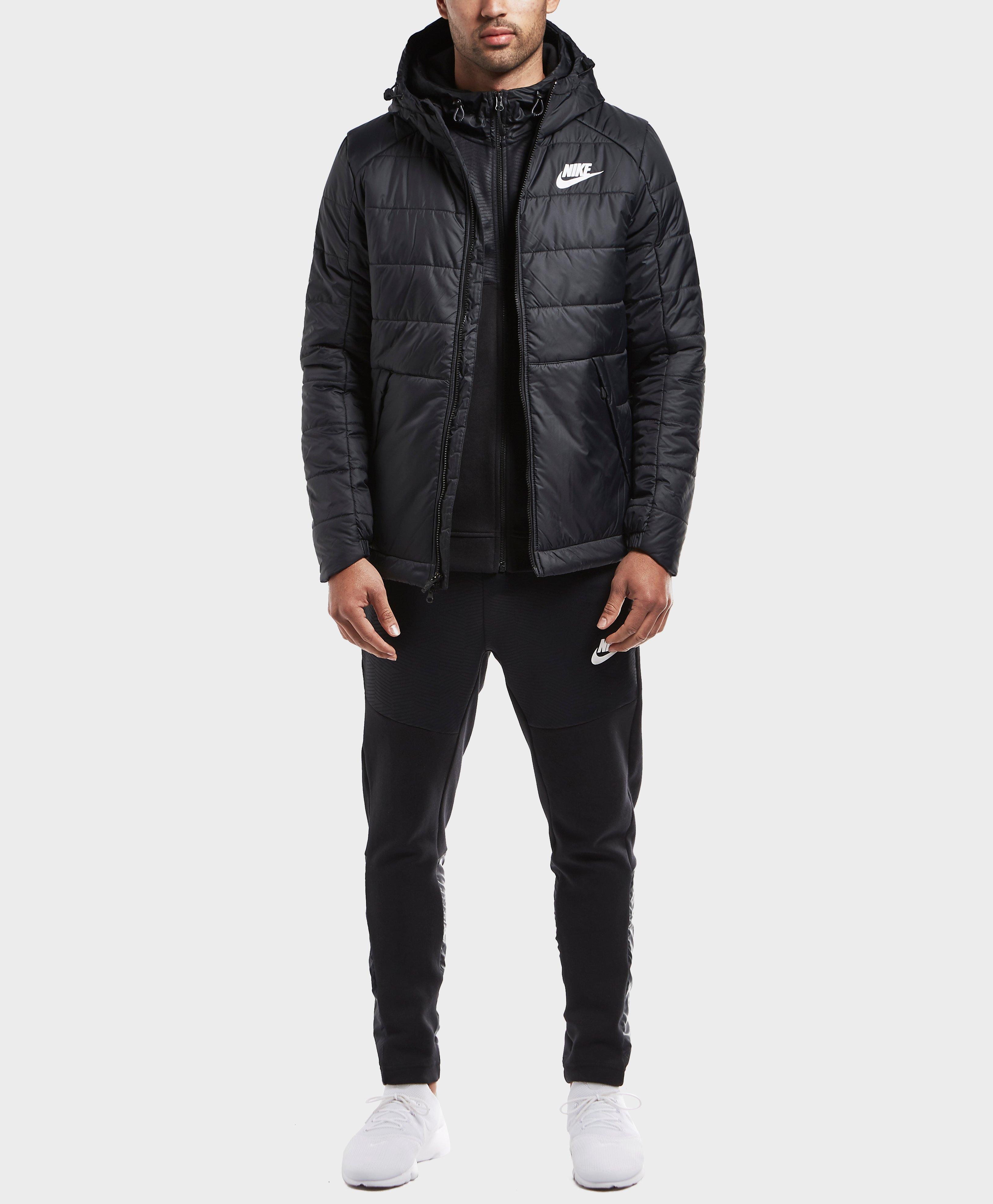 Nike Synthetic Bubble Jacket in Black for Men - Lyst
