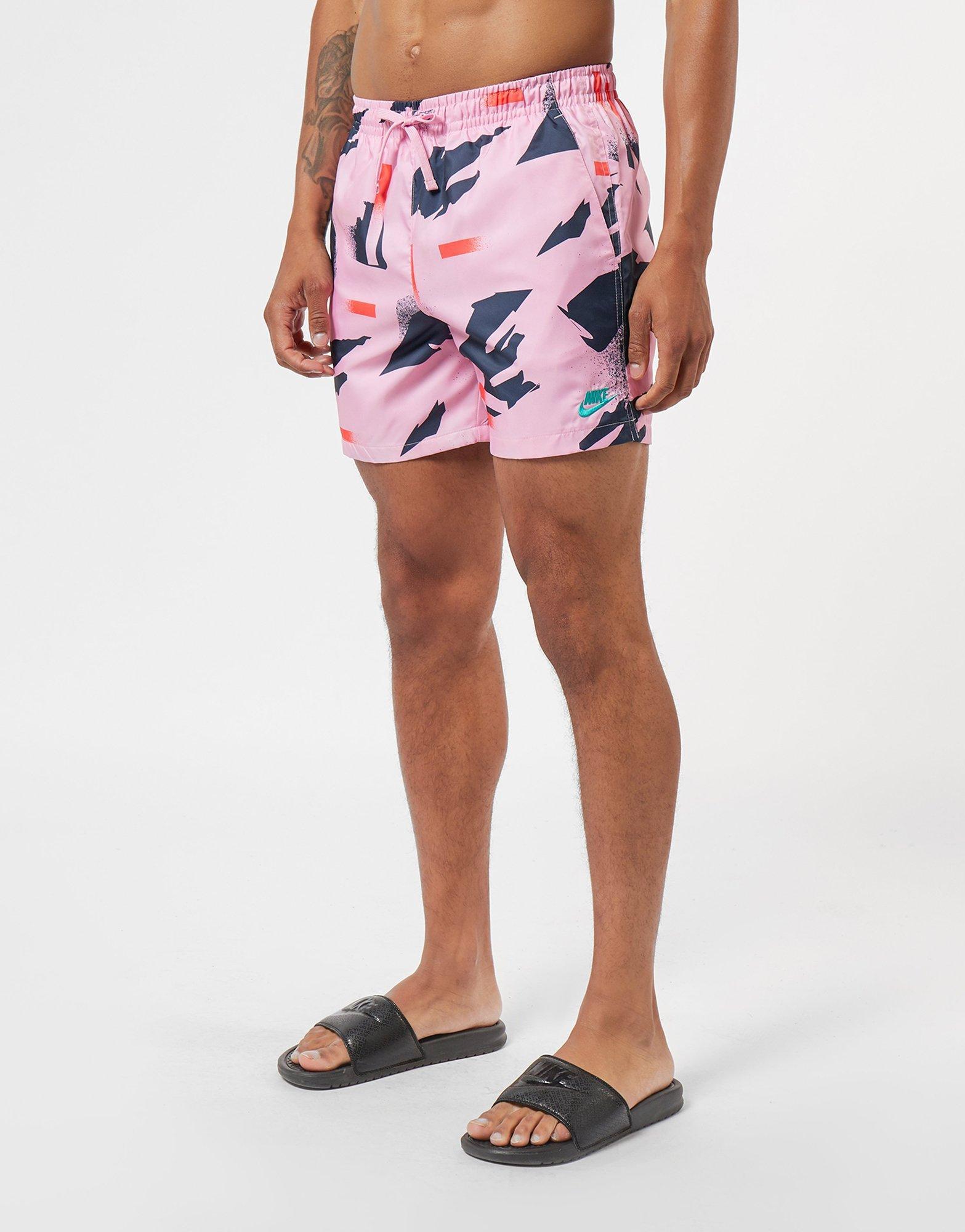 nike pink swim shorts