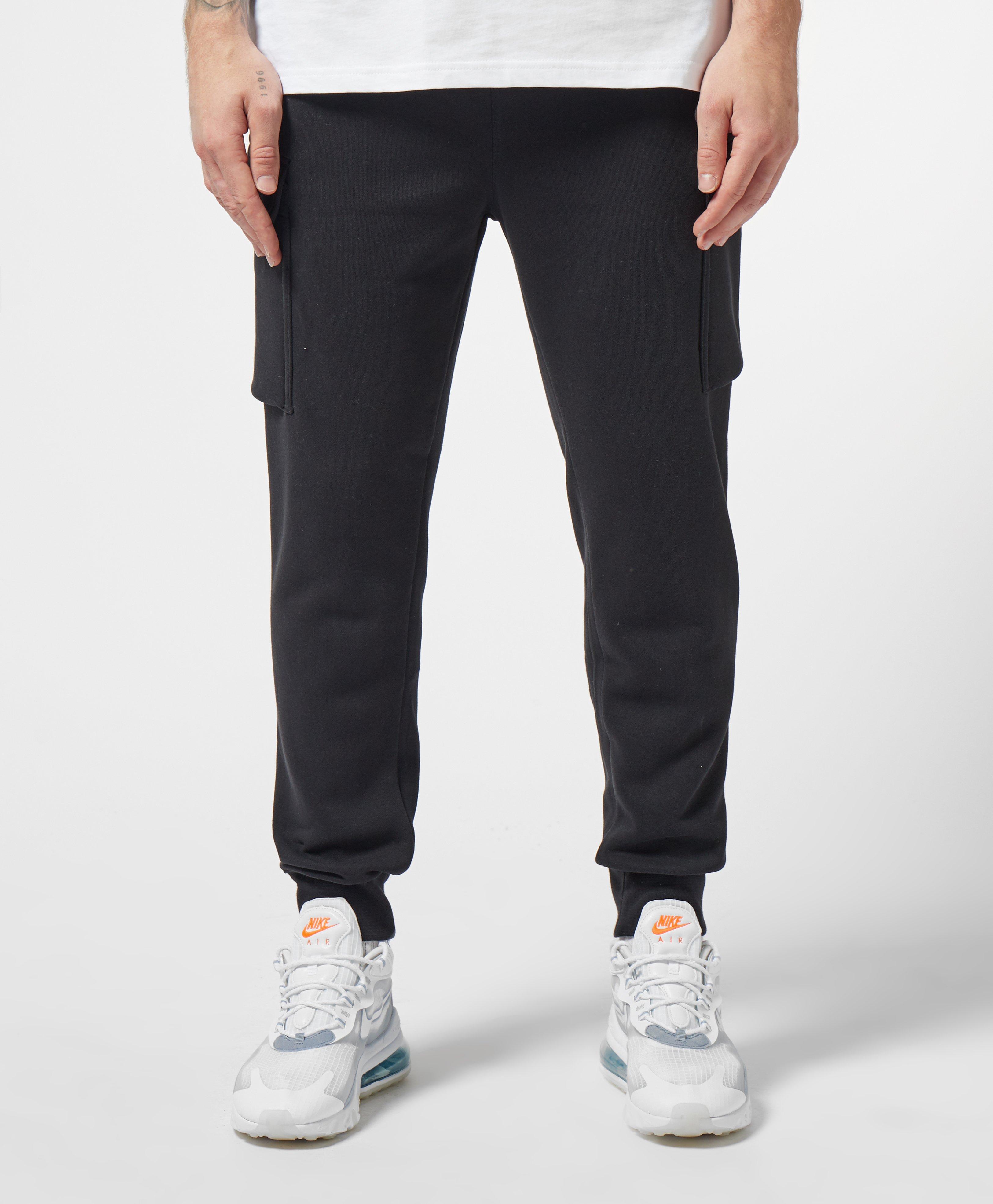 Nike Cotton Foundation Cargo Joggers in Black for Men - Lyst