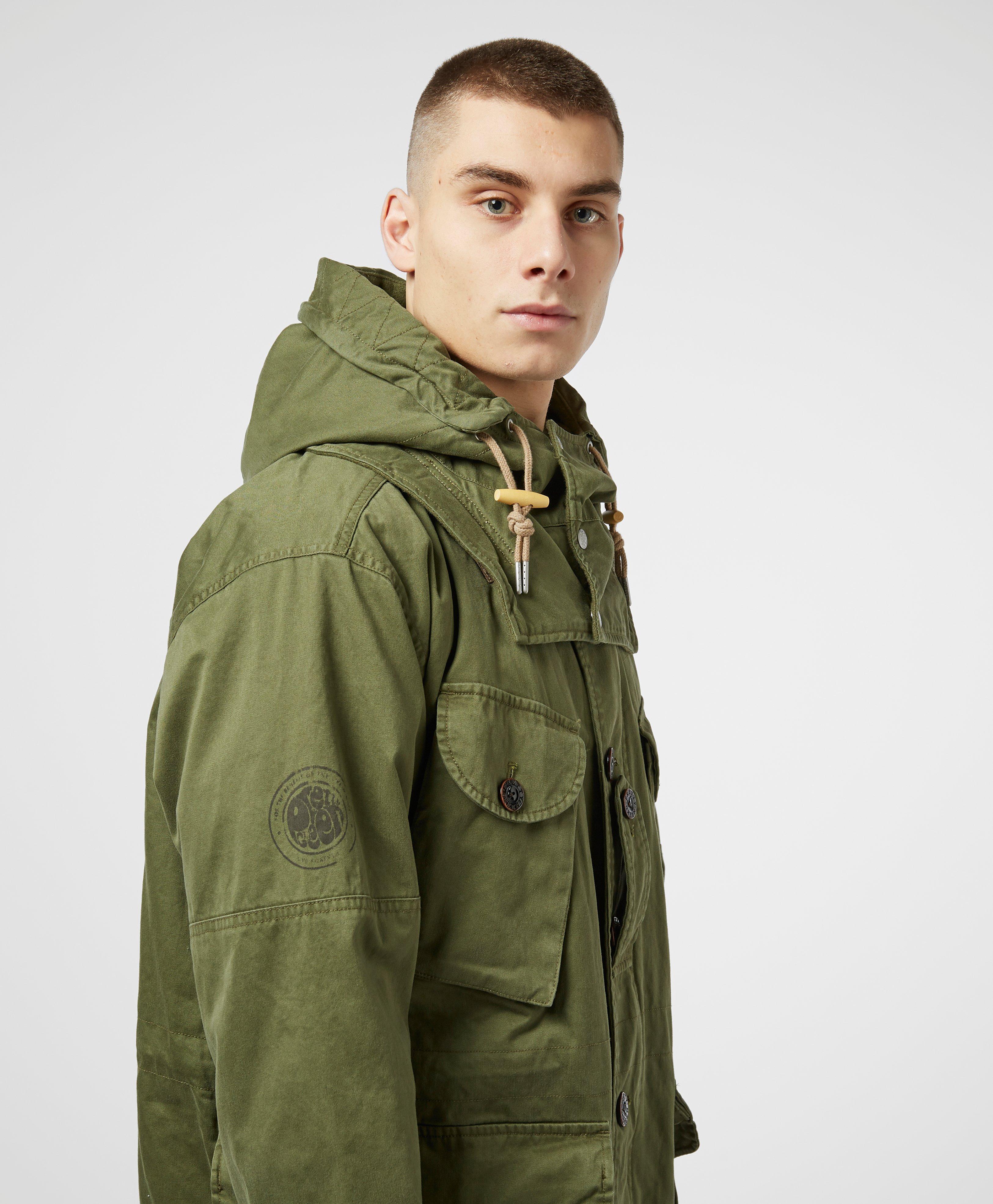 Pretty Green Canadian Padded Parka Jacket in Green for Men - Lyst