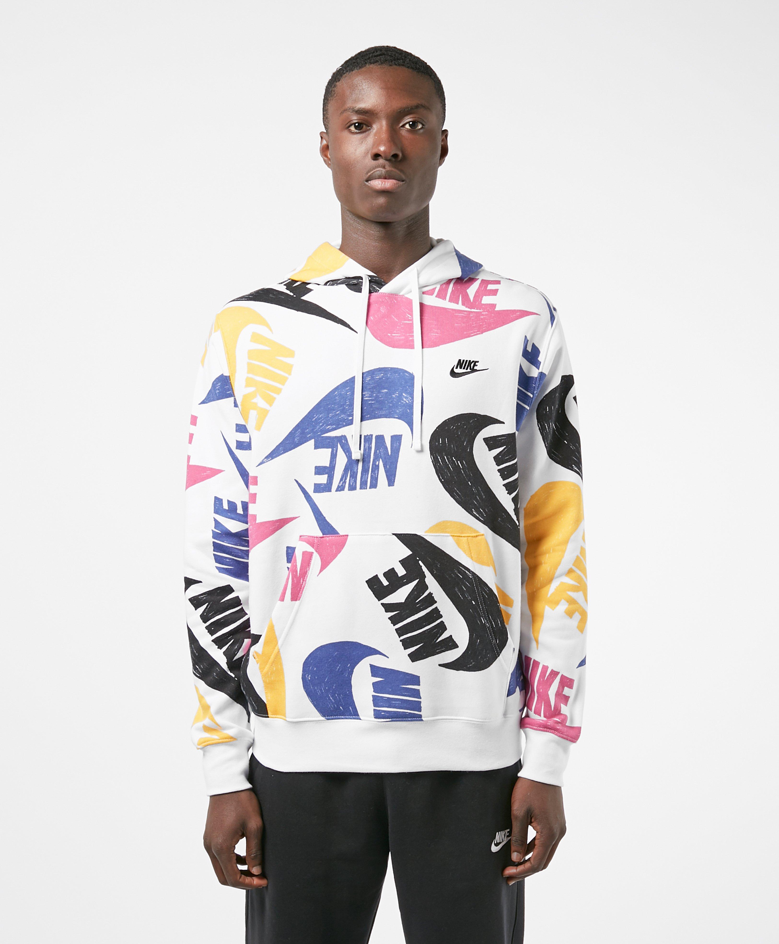 nike foundation all over print hoodie