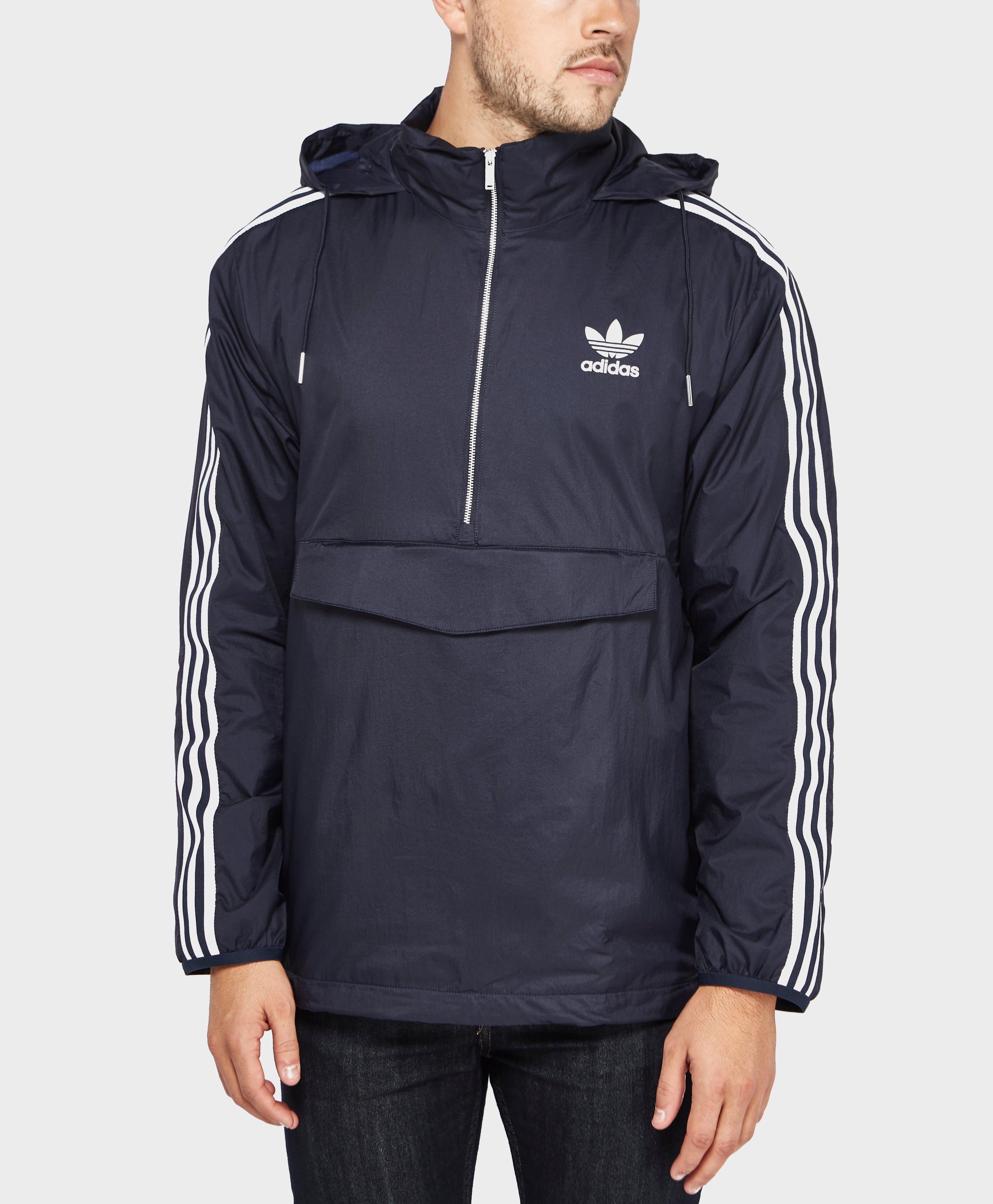 adidas overhead windbreaker