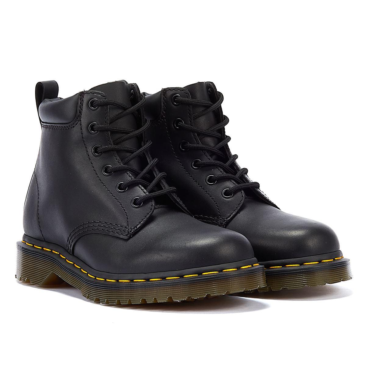 Martens 939 Ben Sole Greasy Leather Boots in Black Lyst UK
