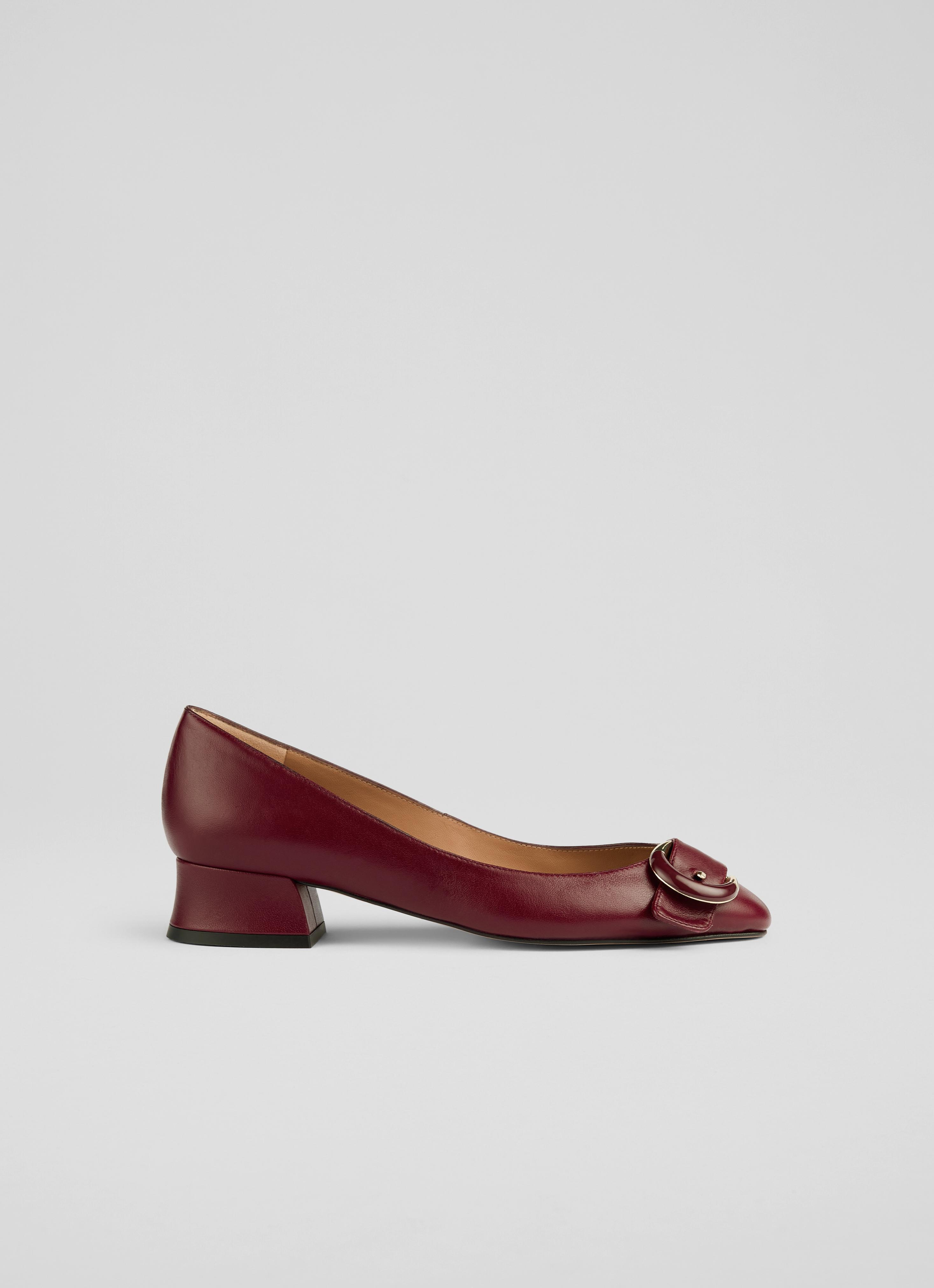 LK Bennett Cici Closed Courts Bordeaux in Red Lyst UK