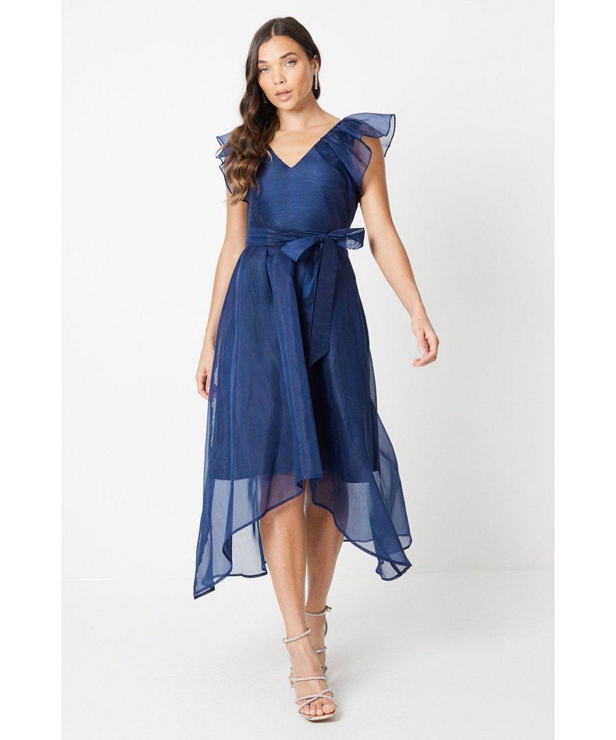 Coast moira ruffle dress discount