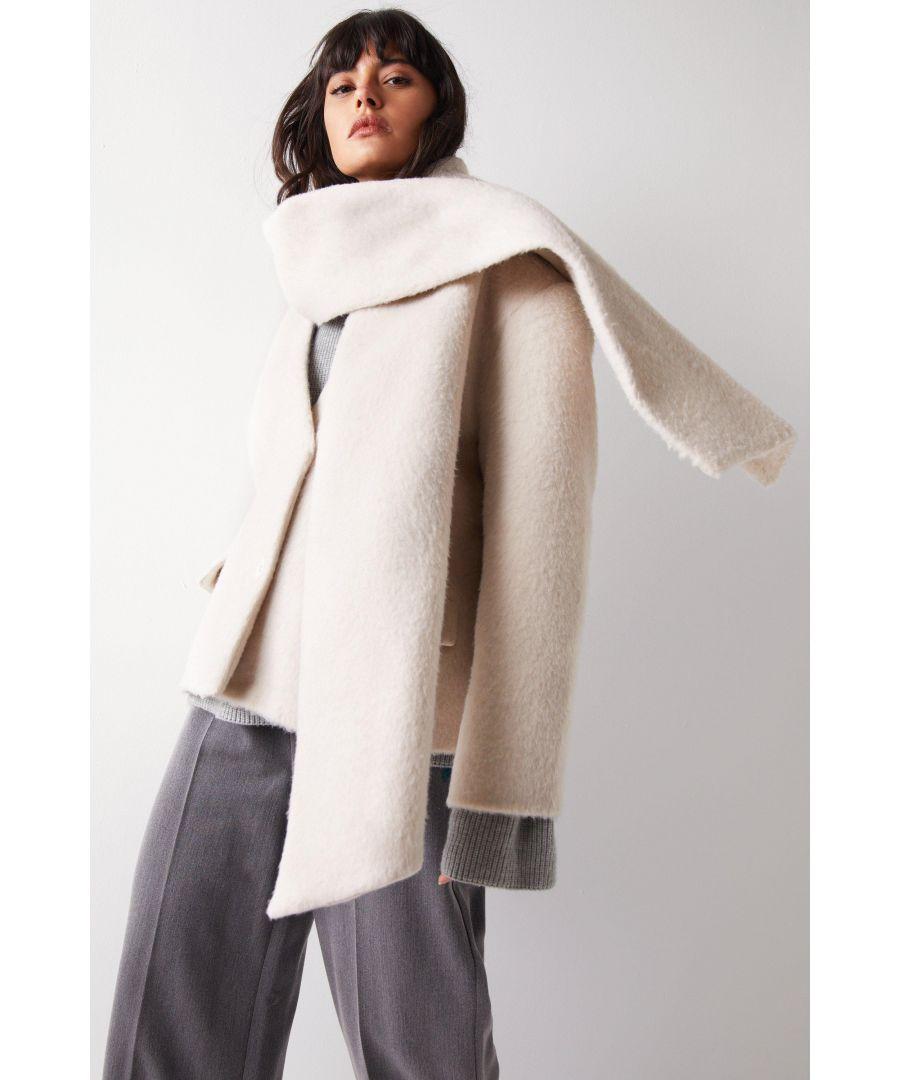 louren ローレン doubleface muffler wool coat PRODUCTION BACKGROUND vol.3】DOUBLEFACE MUFFLER COAT