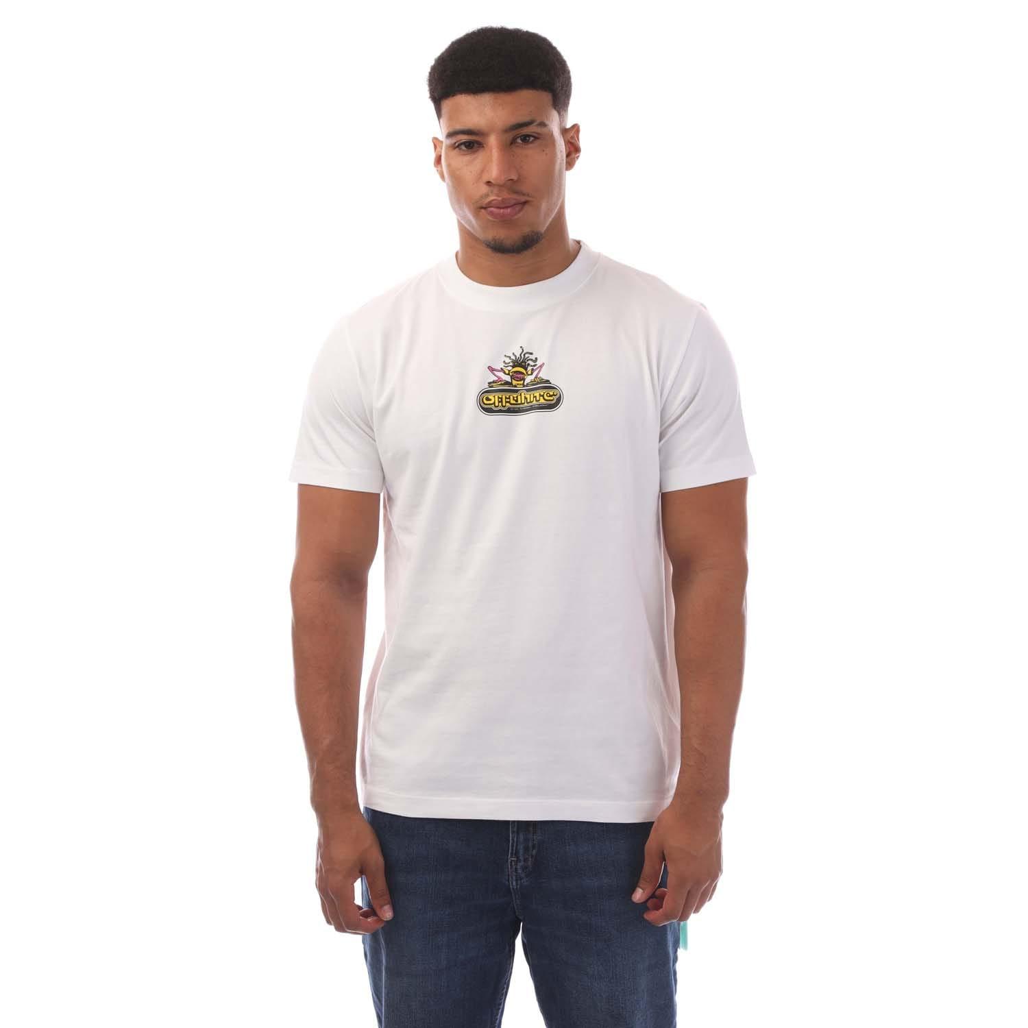 【OFF‐WHITE】90s DJ Slim T-Shirt 関税送料込 Off-White c/o Virgil Abloh Off 90's Dj Slim T-Shirt in White