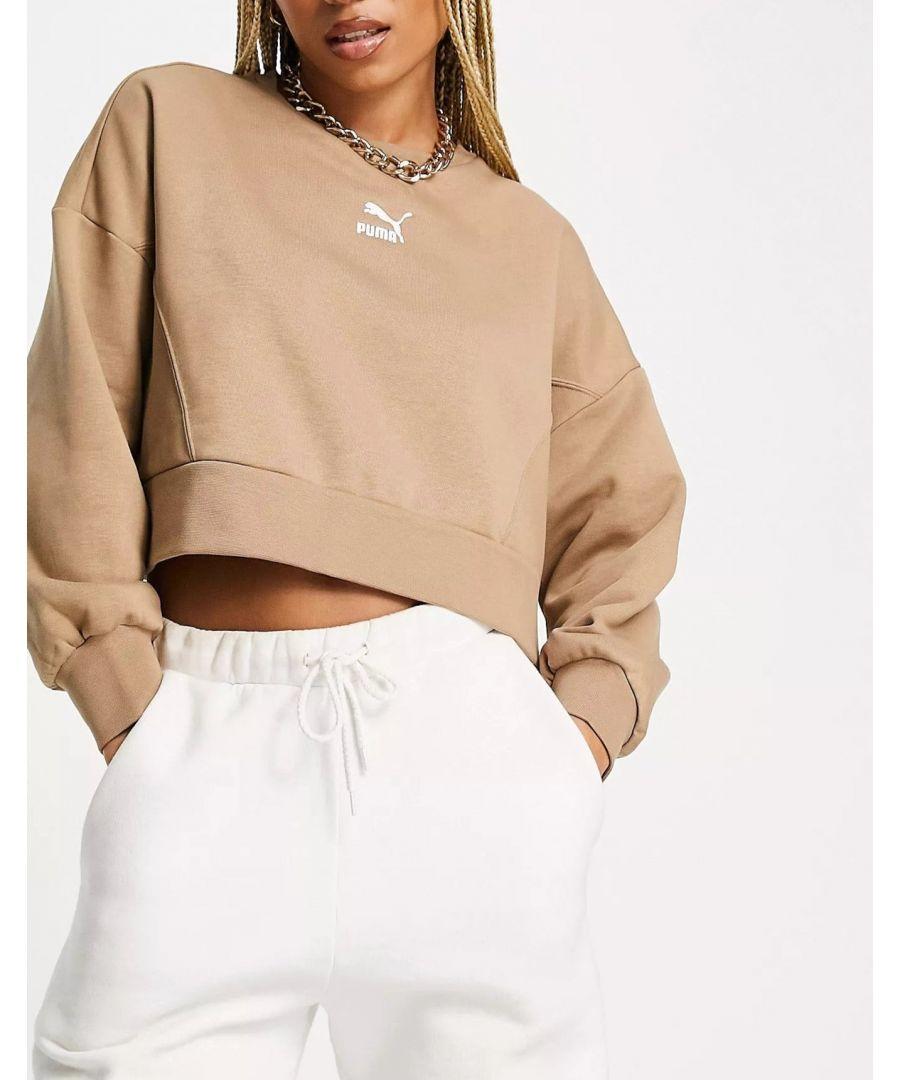 Puma top cropped sweatshirt