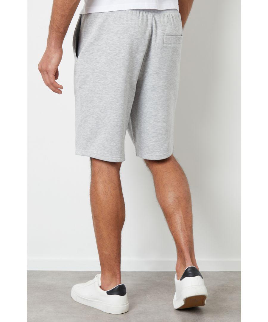 Threadbare Light Wiki Knee Length Fleece Sweat Shorts in White for Men Lyst UK