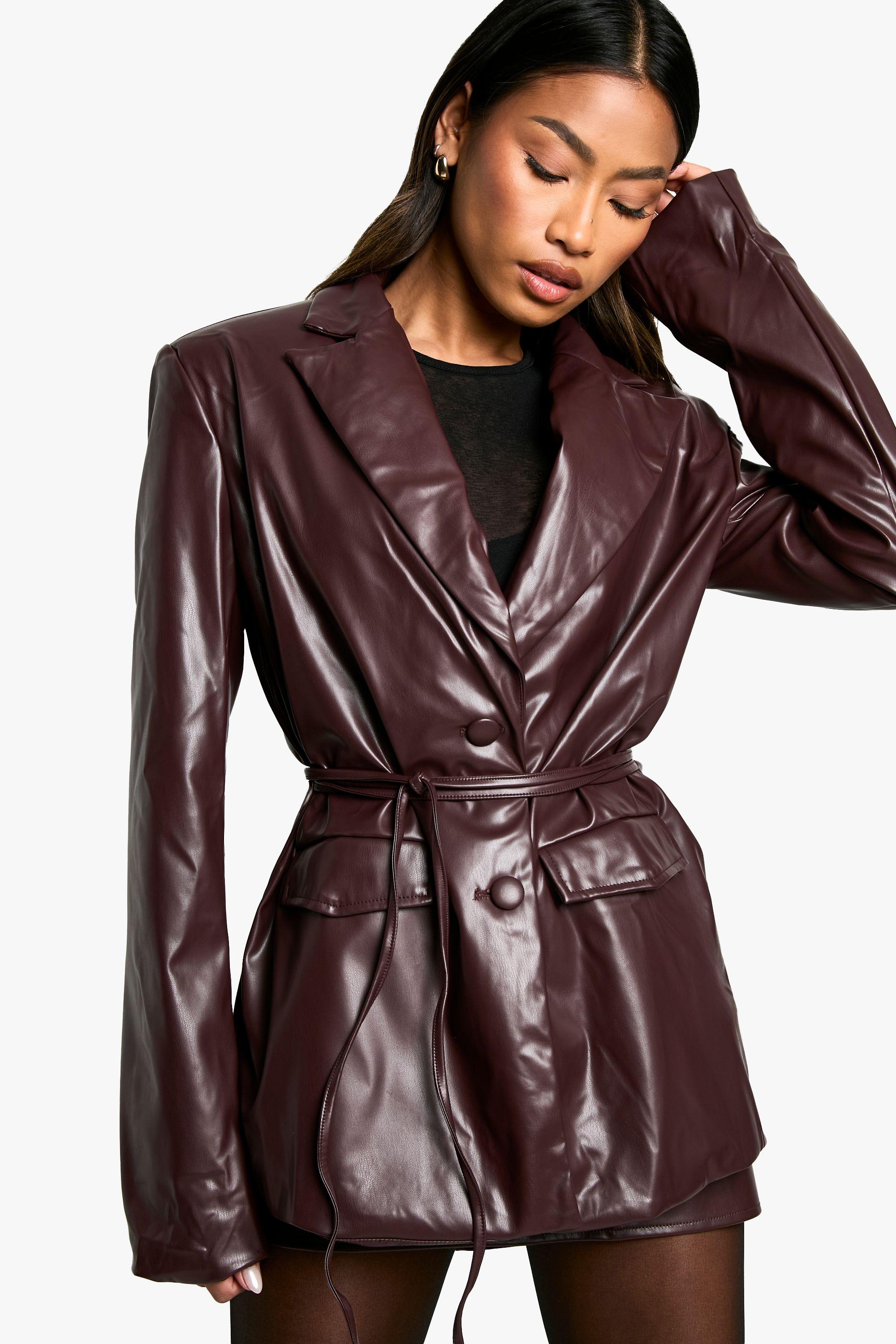 obi tie waist blazer