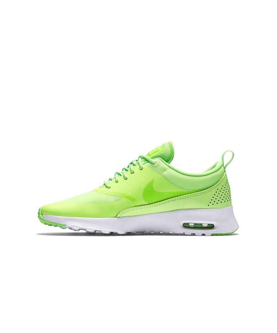 Nike Air Max Thea Lace Up Green Synthetic Trainers 599409 306 | Lyst UK