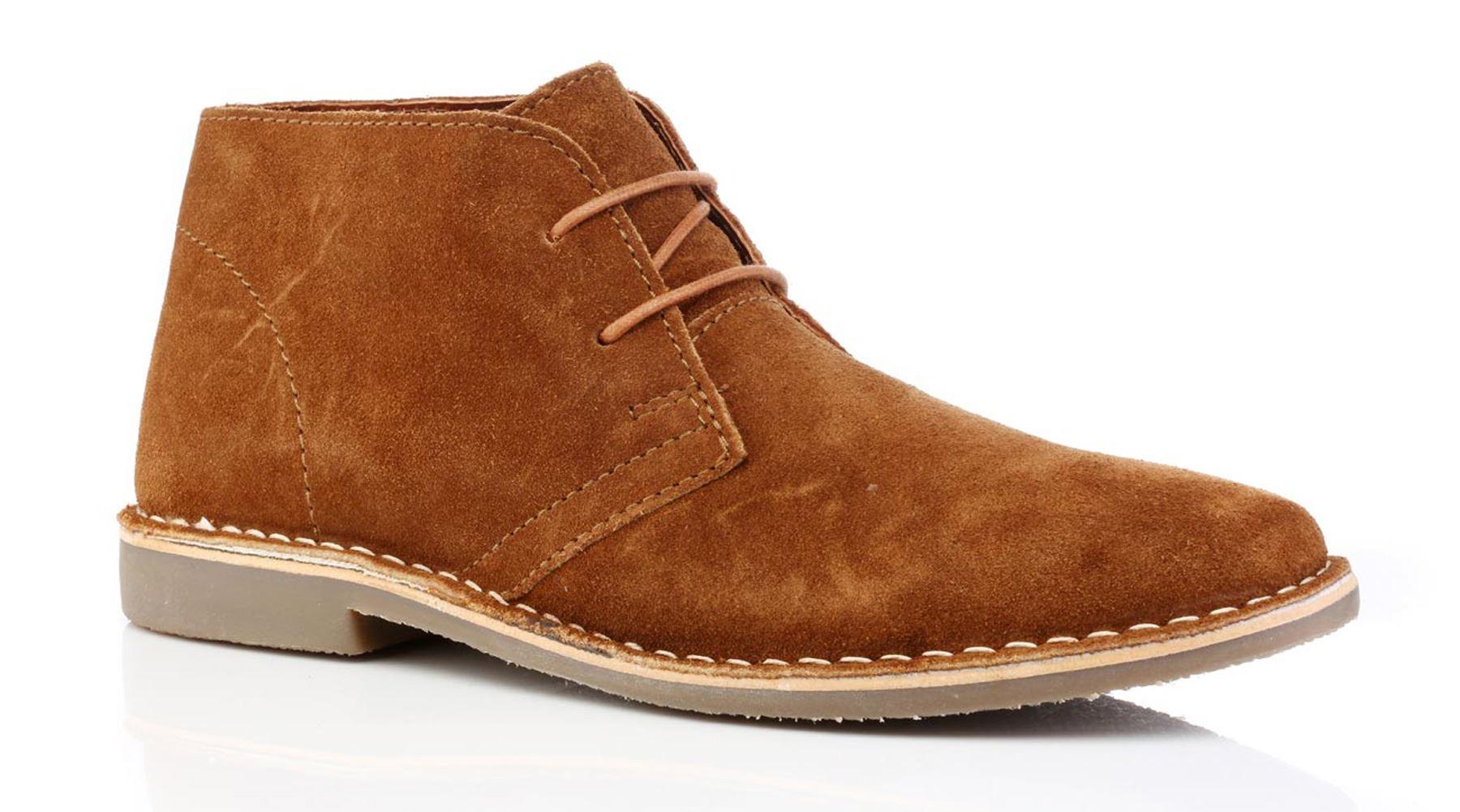 Red Tape Tape Gobi Suede Leather Desert Boots in Brown for Men Lyst UK