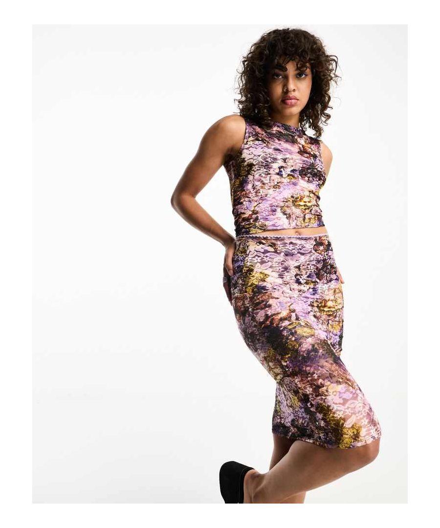 Collusion 90's floral cami dress discount
