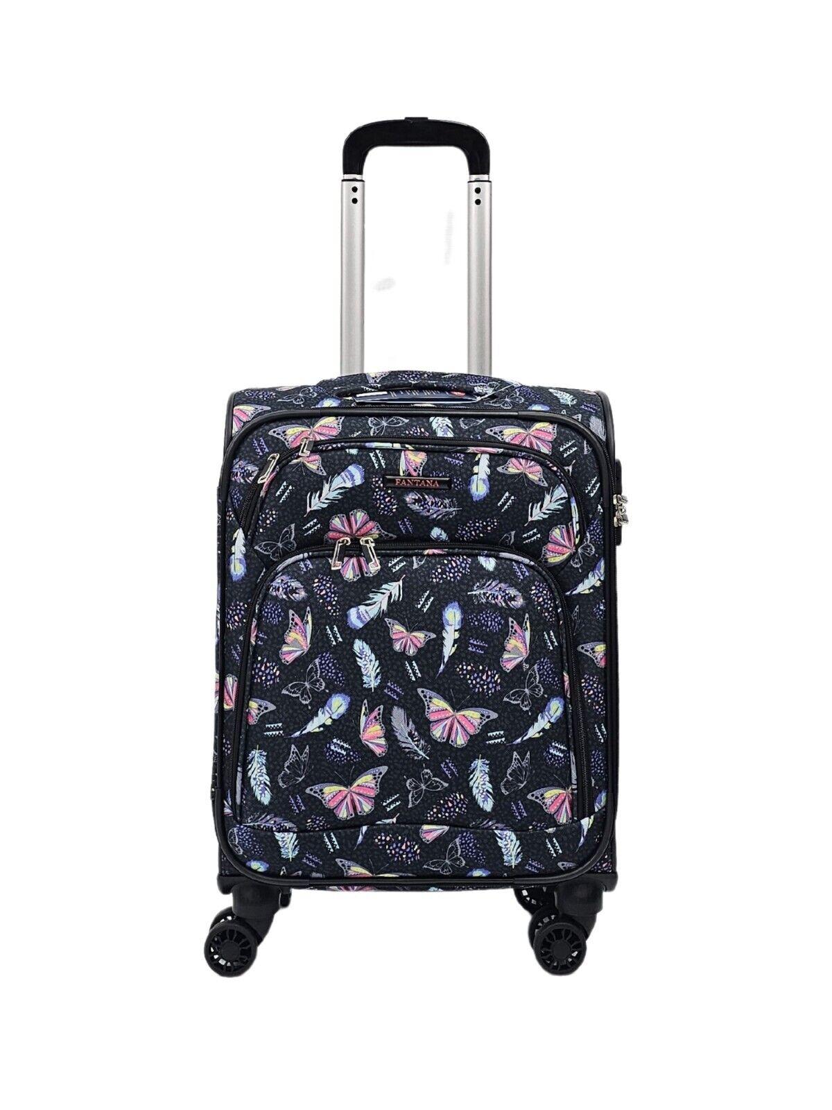 Lightweight Cabin Trolley Travel Bag – 33L Wheeled Suitcase Hand Luggage – Unisex