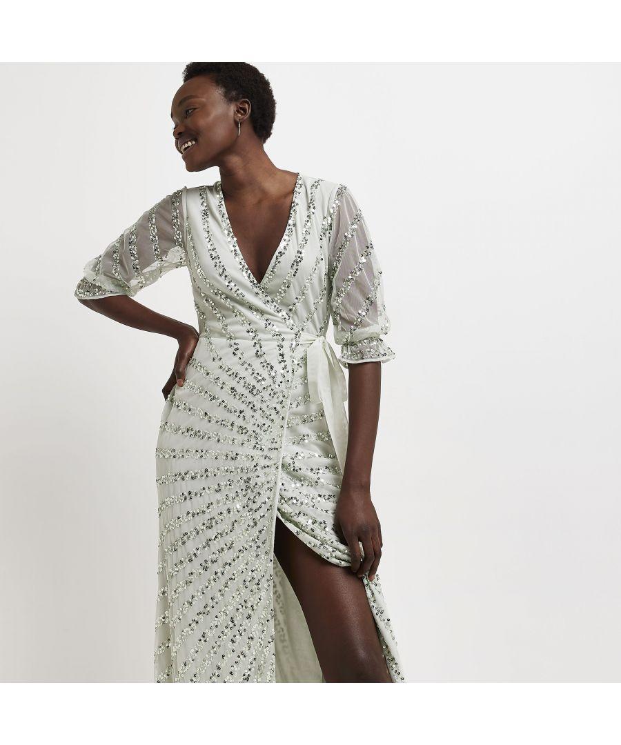 river island cream sequin dress River Island sequin cowl halterneck mini dress in cream