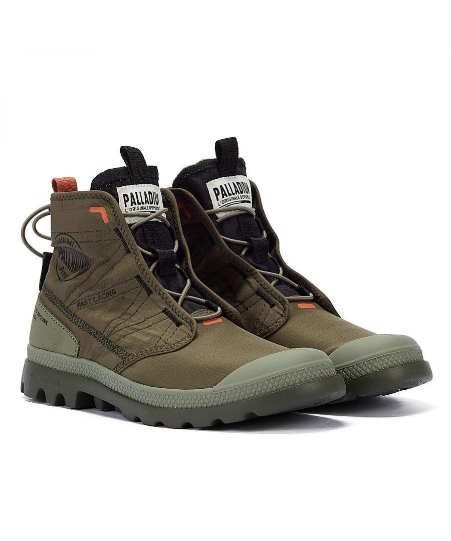 Palladium Pampa Travel Lite Palladium Green Boots PAMPA TRAVEL