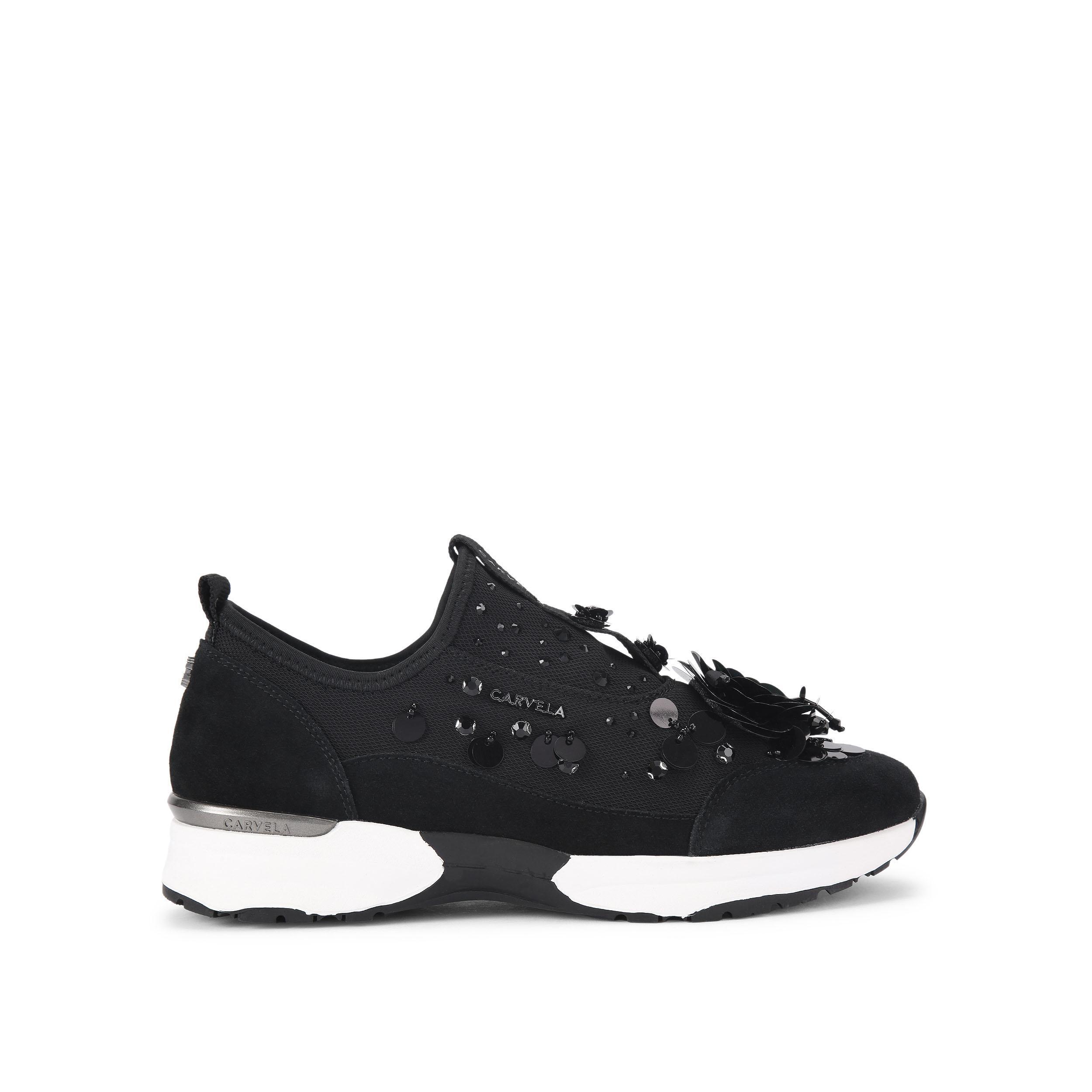Kurt Geiger Carvela Trainers Sale LANEY Crystal Trainers By KURT