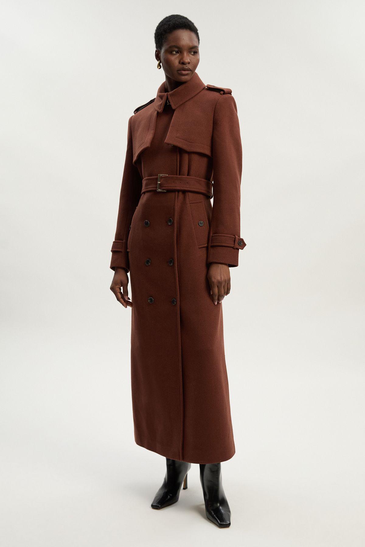 Brown Trench coats for Women Lyst UK