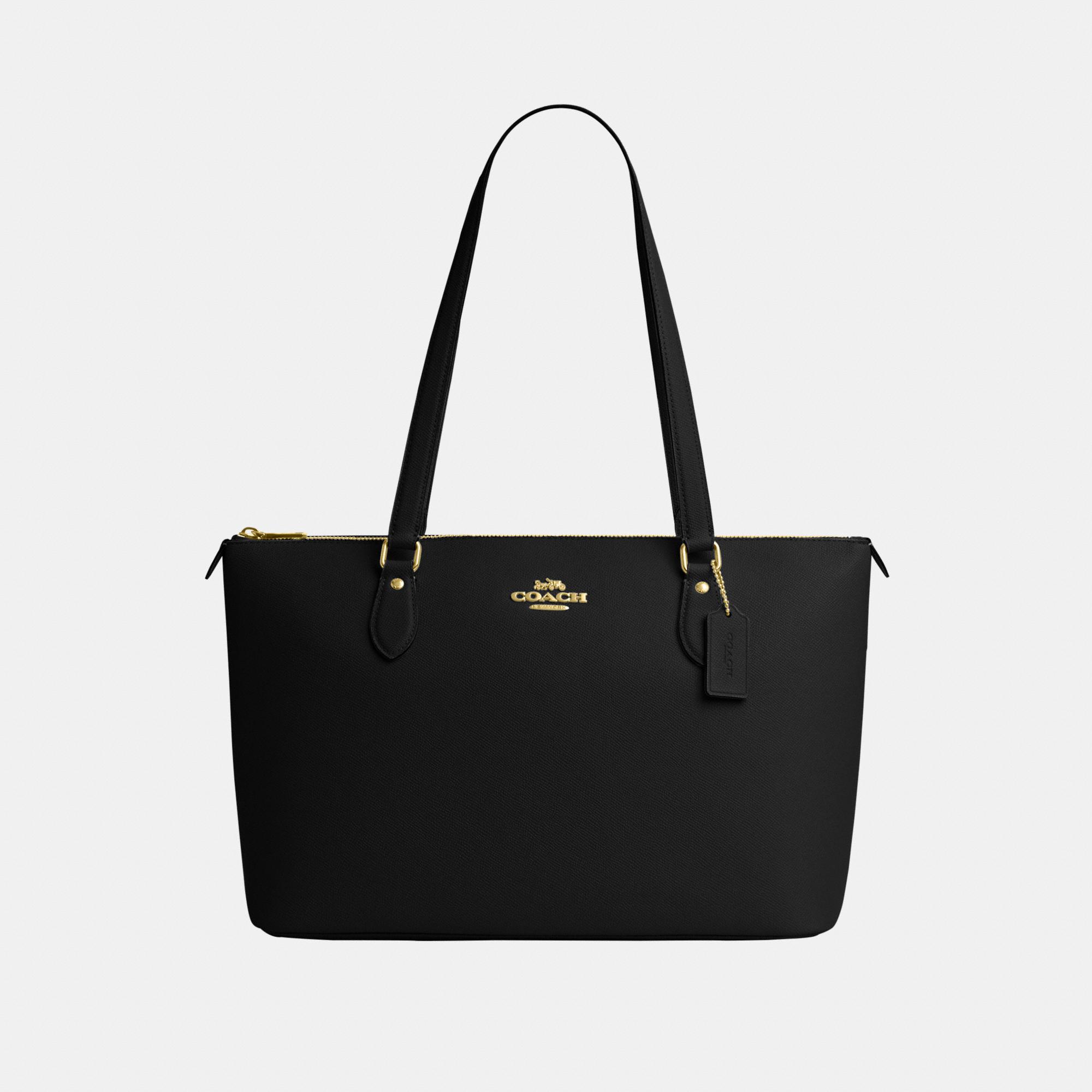 COACH Gallery Tote Bag in Black | Lyst UK