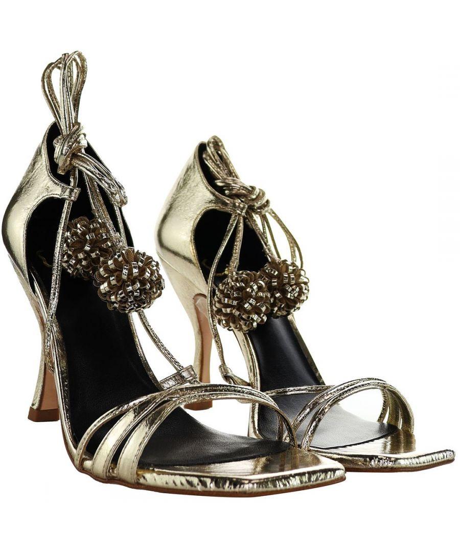 Ted baker gold sandals outlet