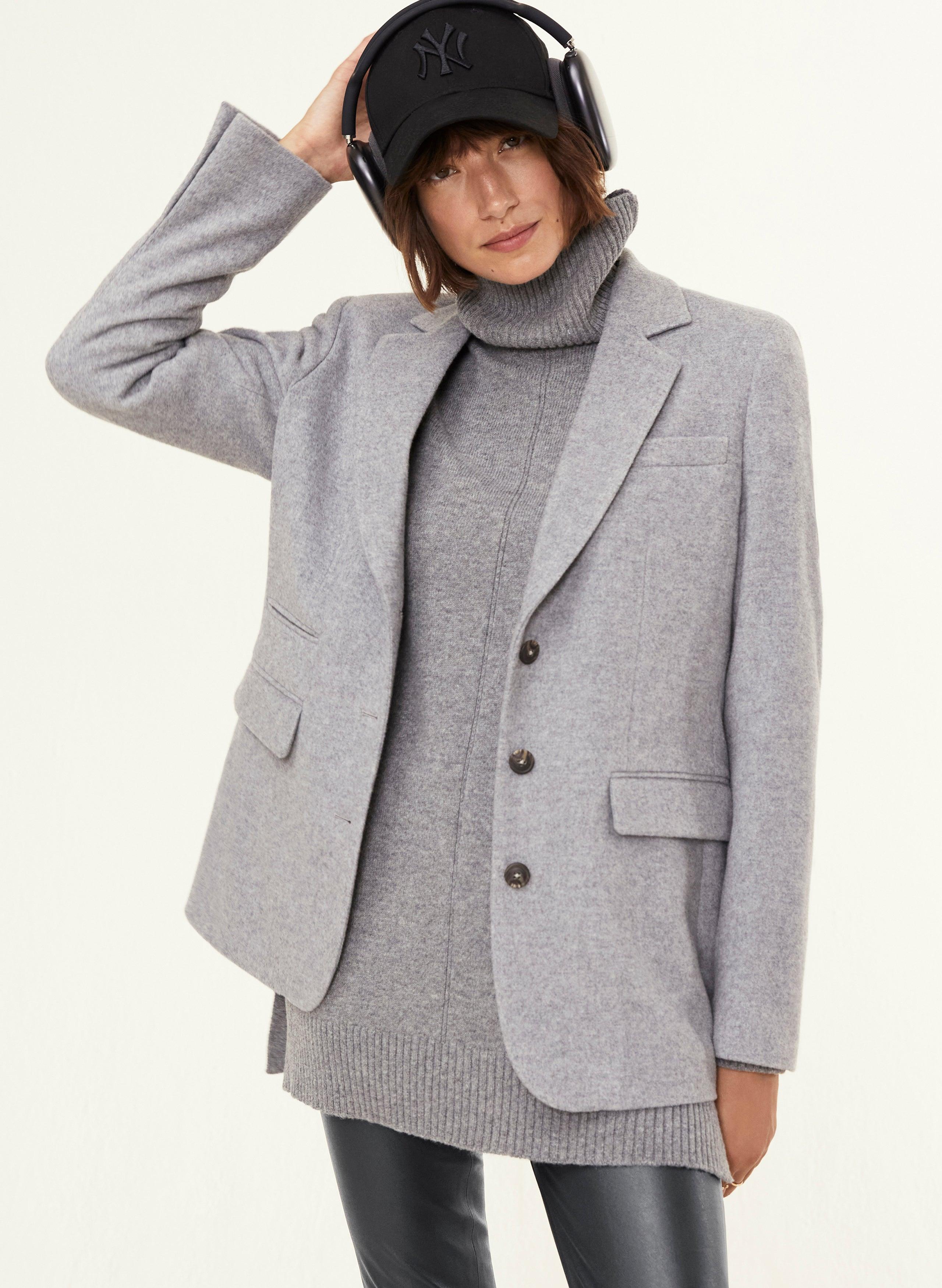 Baukjen Short Grey Wool Coat Grey Wool Coat Short Beige Short Coat