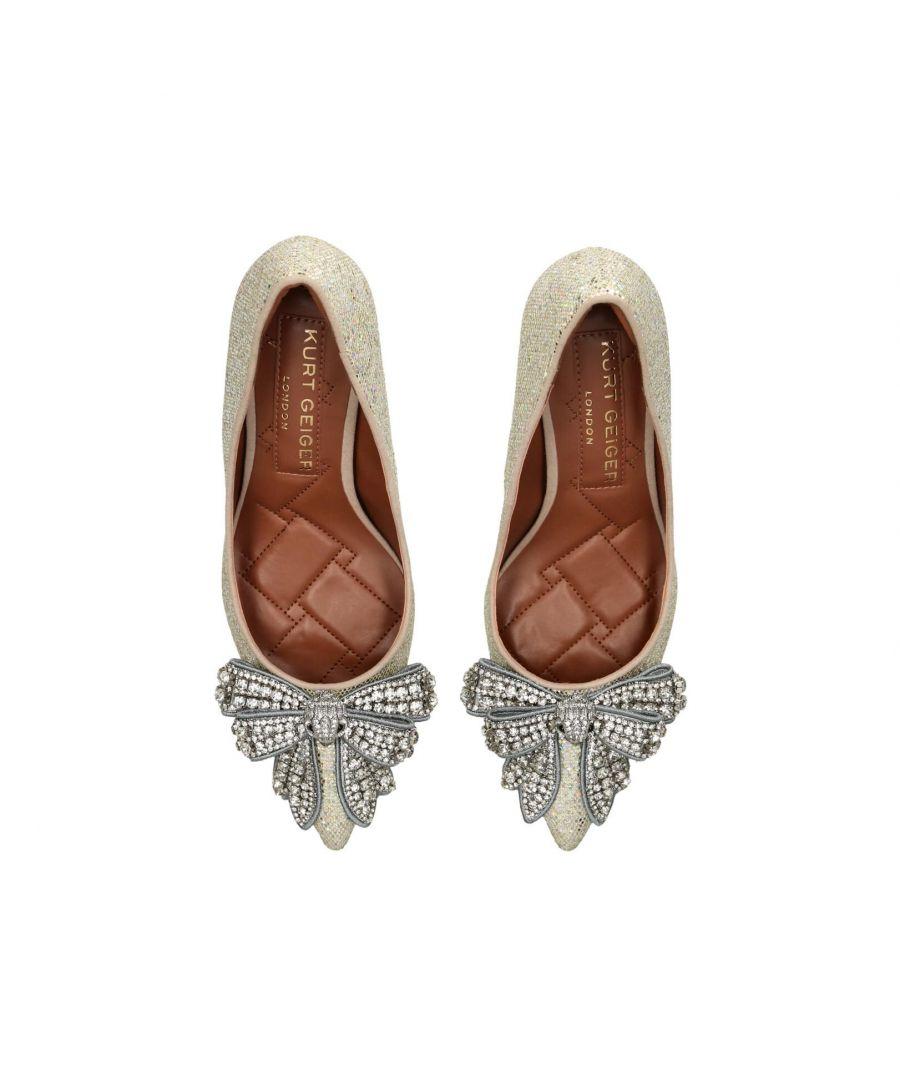 Kurt Geiger Belgravia Bow Heels in White Lyst UK