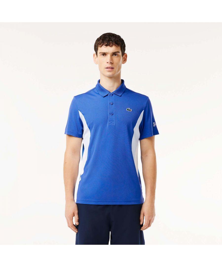 Lacoste Tennis X Novak Djokovic Ultra Dry Polo Shirt in Blue for Men Lyst UK