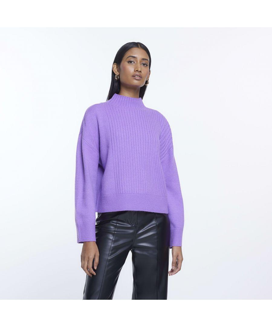 River island purple best sale jumper