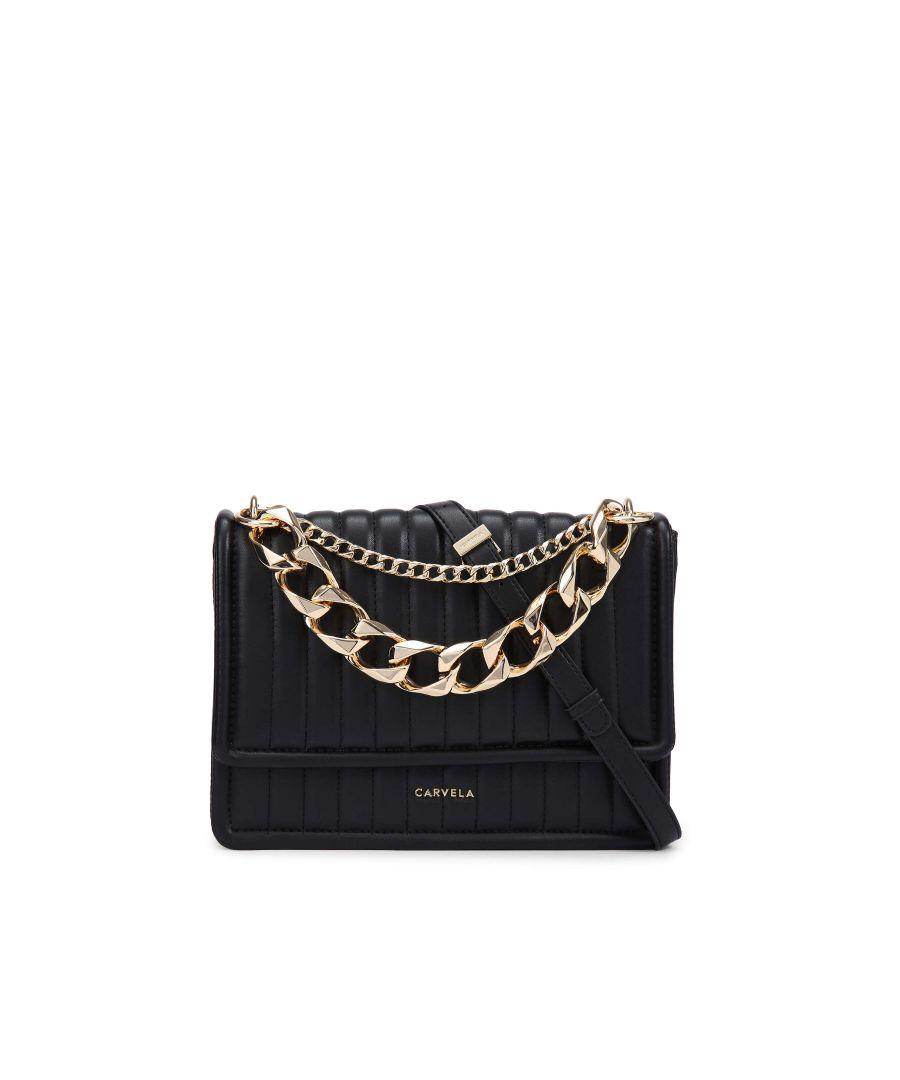 Carvela Kurt Geiger Rebel Chain Cross Body Bag in Black Lyst UK
