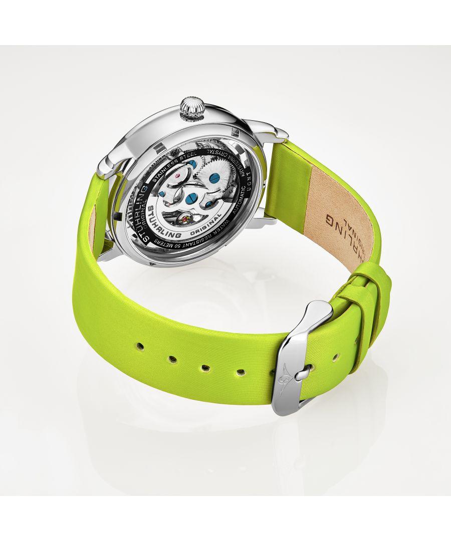 Stuhrling Winchester 3982 Automatic 40Mm Skeleton in Metallic