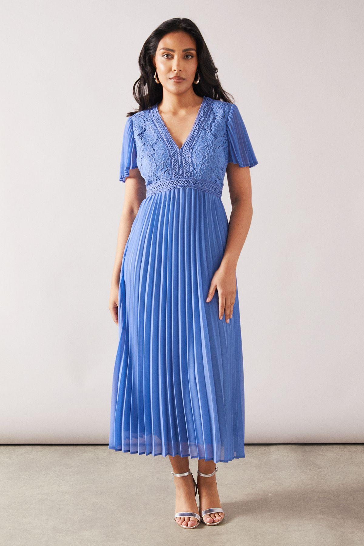 Pleated Midi Dress Pleat Skirt Coast Red Dress Debenhams Dresses