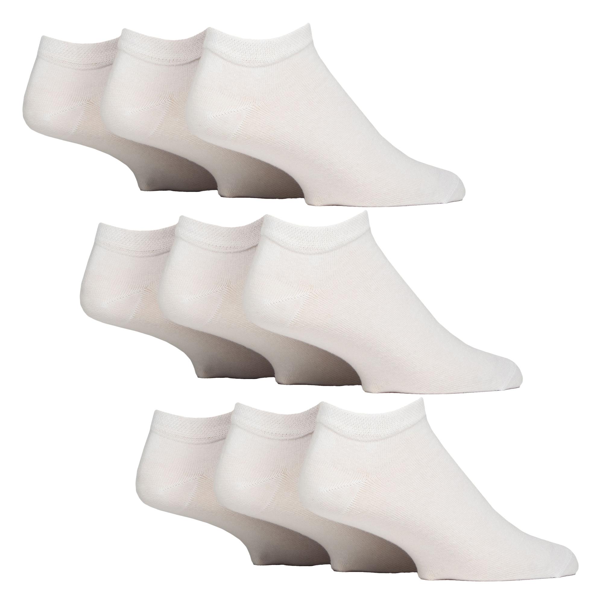 Gentle Grip Confezione multipla da 9 paia di calzini da uomo in bambù