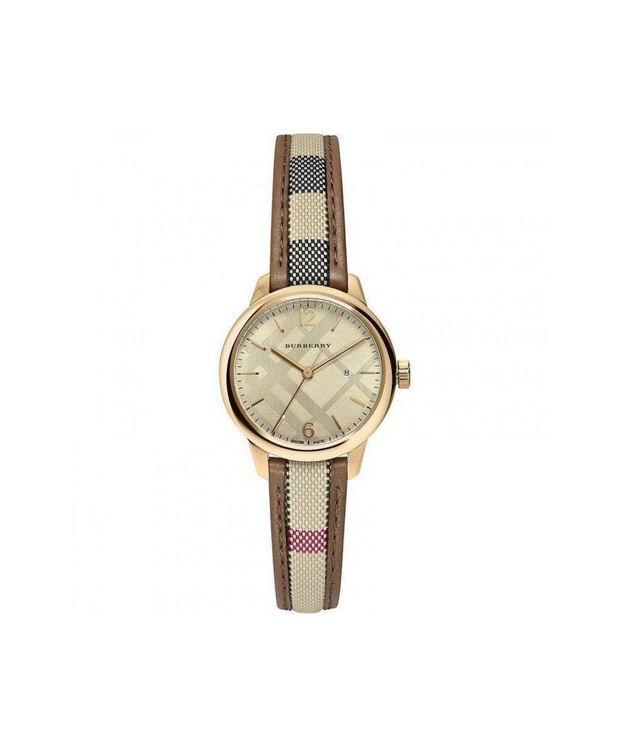 Burberry Ladies Bu10114 Watch in Metallic Lyst UK