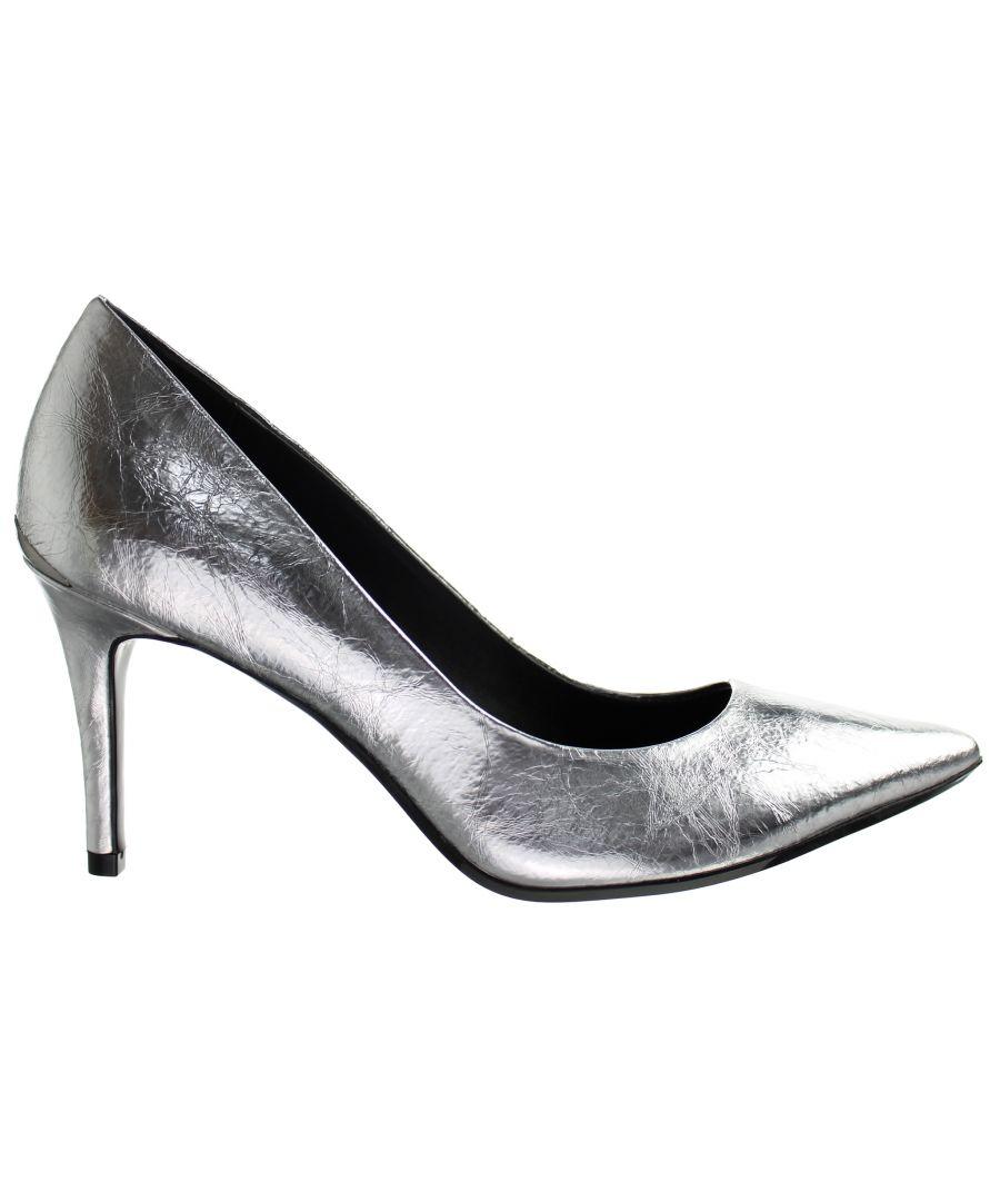 Silver calvin klein clearance shoes