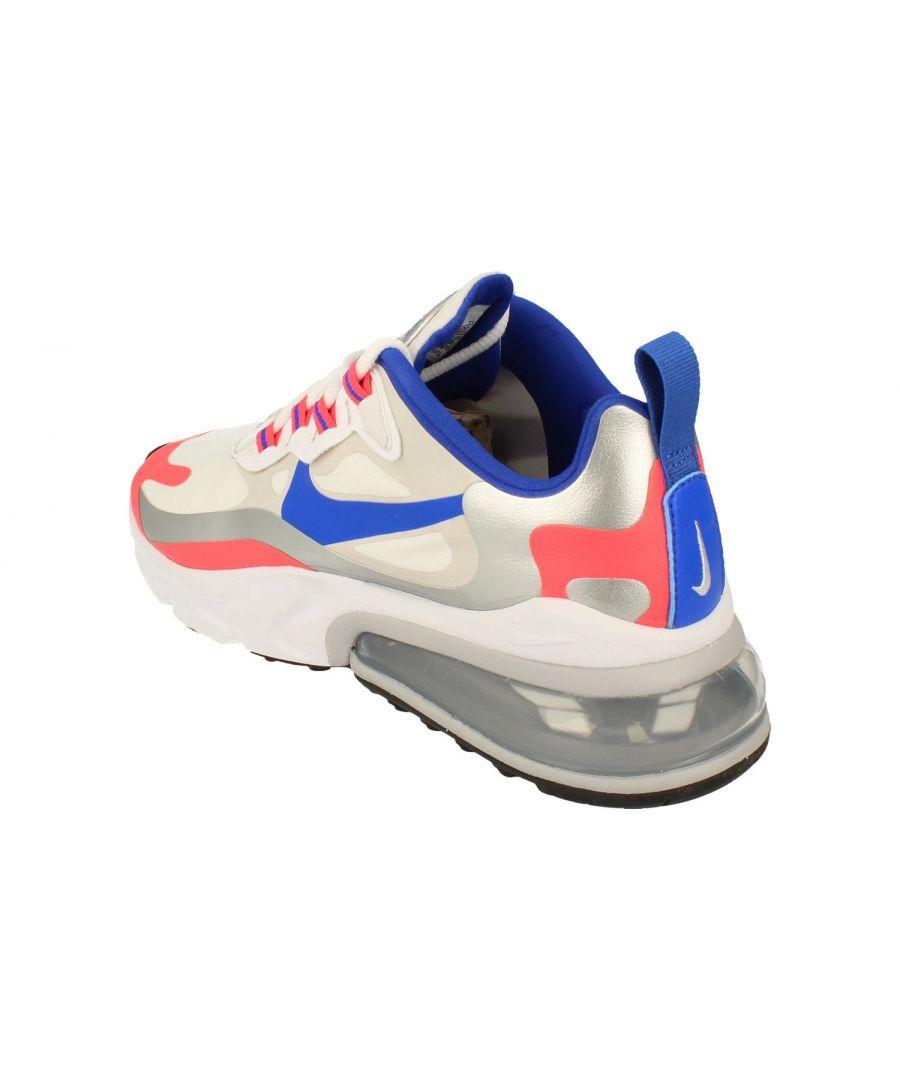 air max 270 react white red