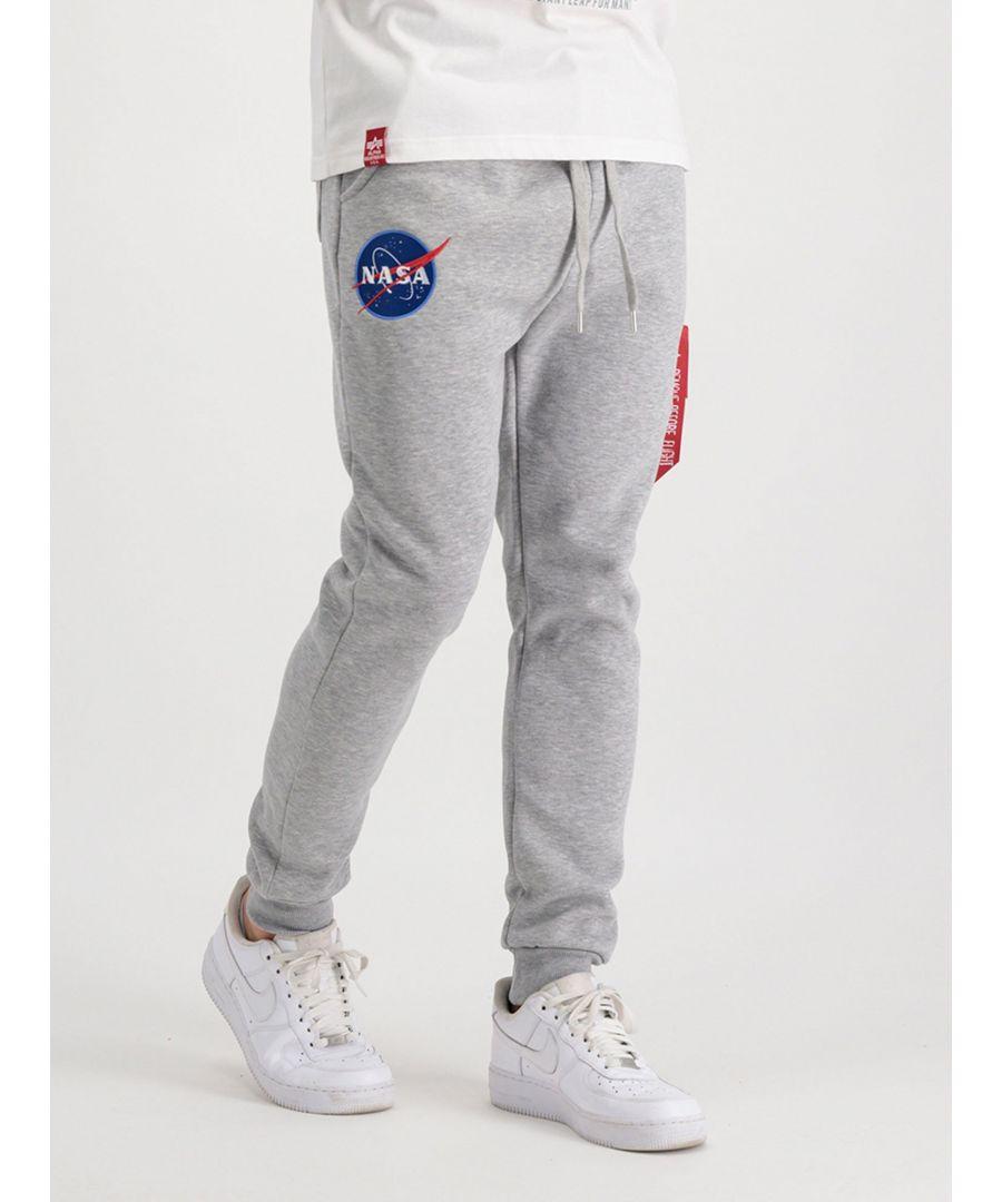 Alpha Industries Nasa Cargo Sweat Joggers in Blue for Men Lyst UK