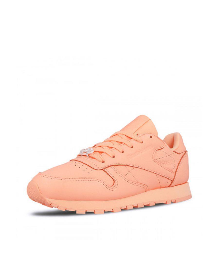 Reebok Classic Lace-up Orange Smooth Leather Trainers Bs7912 in Pink | Lyst  UK