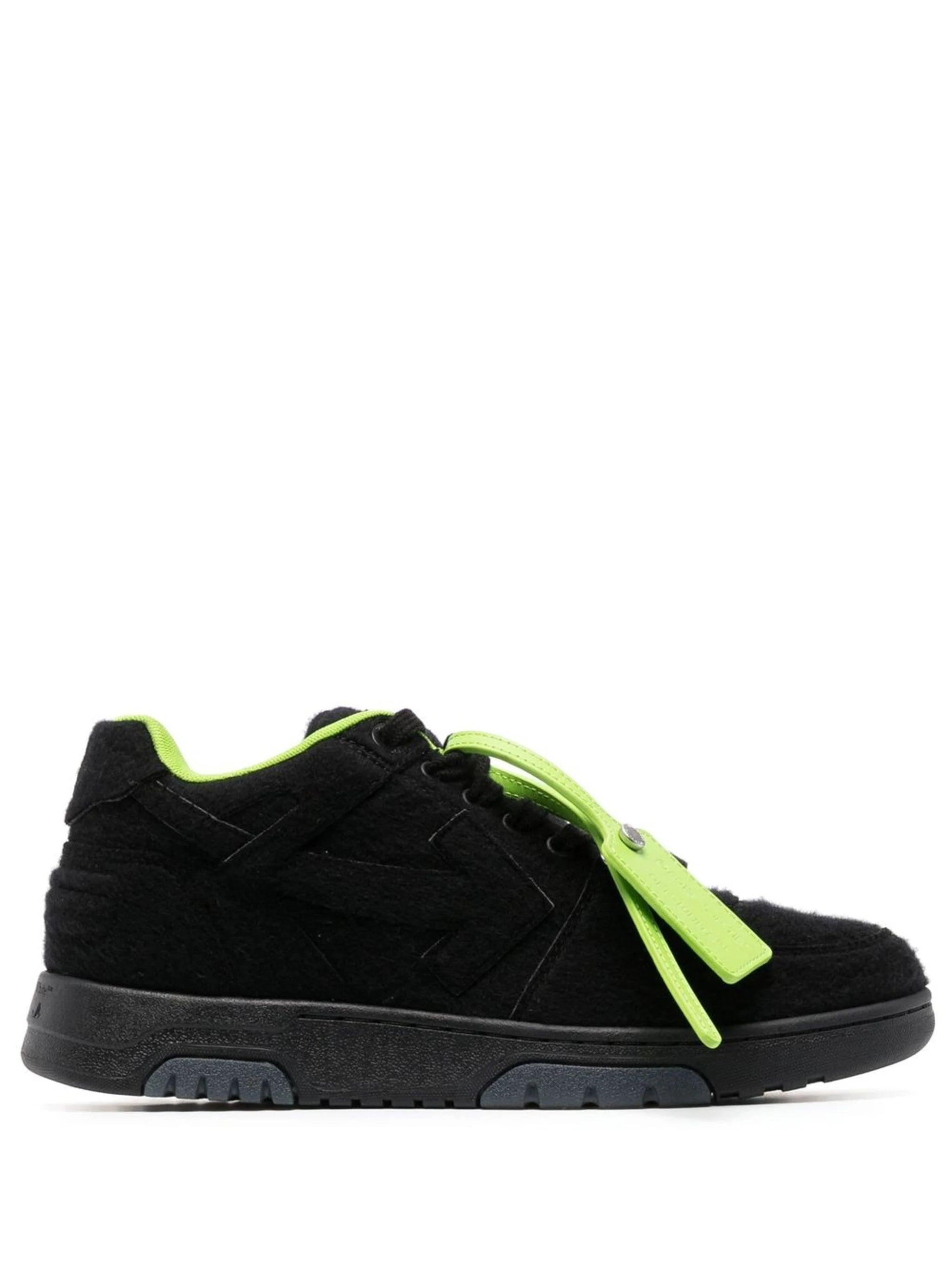 Off White c o Virgil Abloh Out Of Office Black Wool Trainers for Men Lyst UK