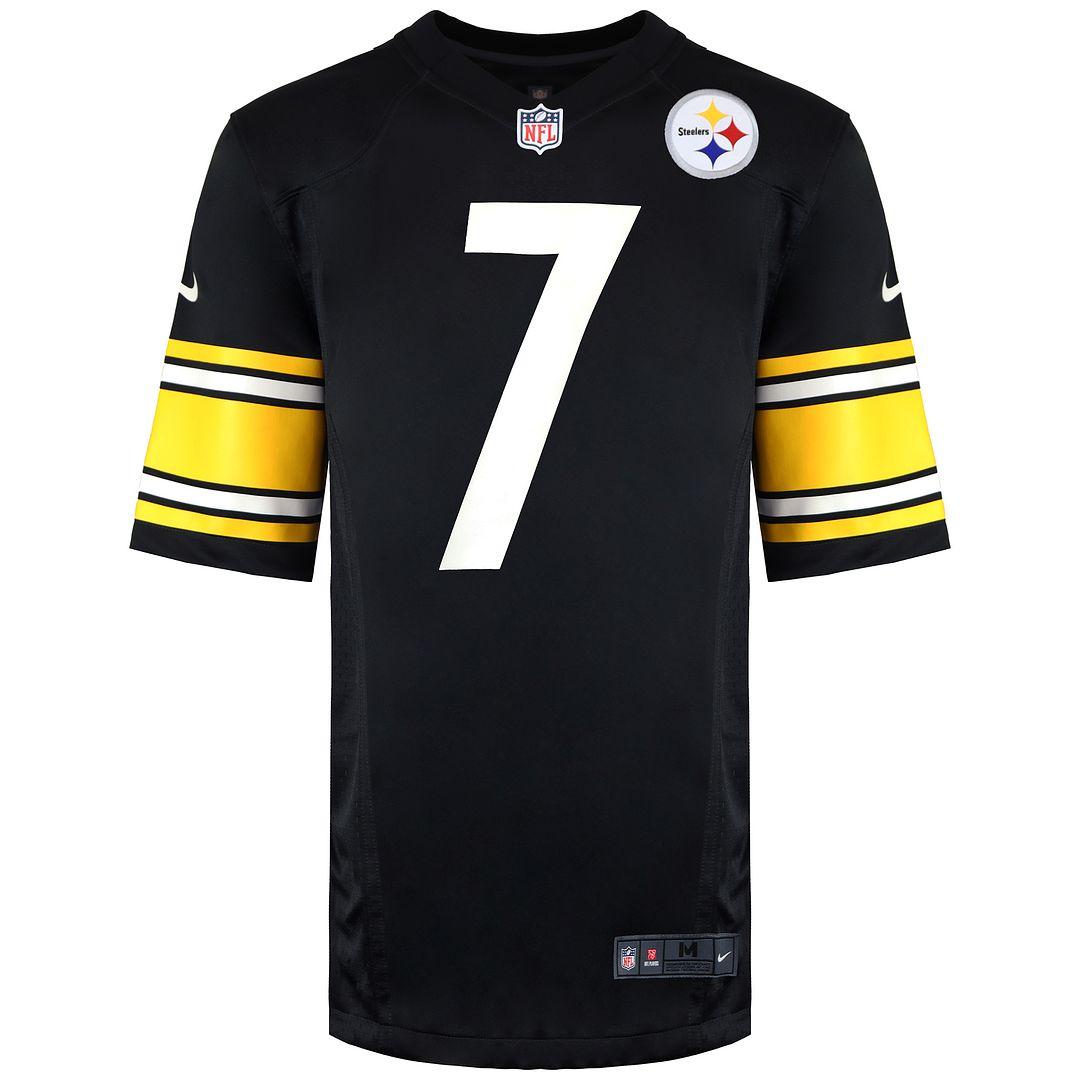 Nike Nfl Pittsburgh Steelers Ben Roethlisberger Jersey in Black