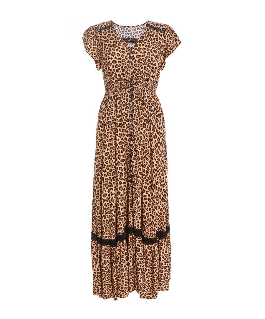 Leopard maxi skirt quiz sale