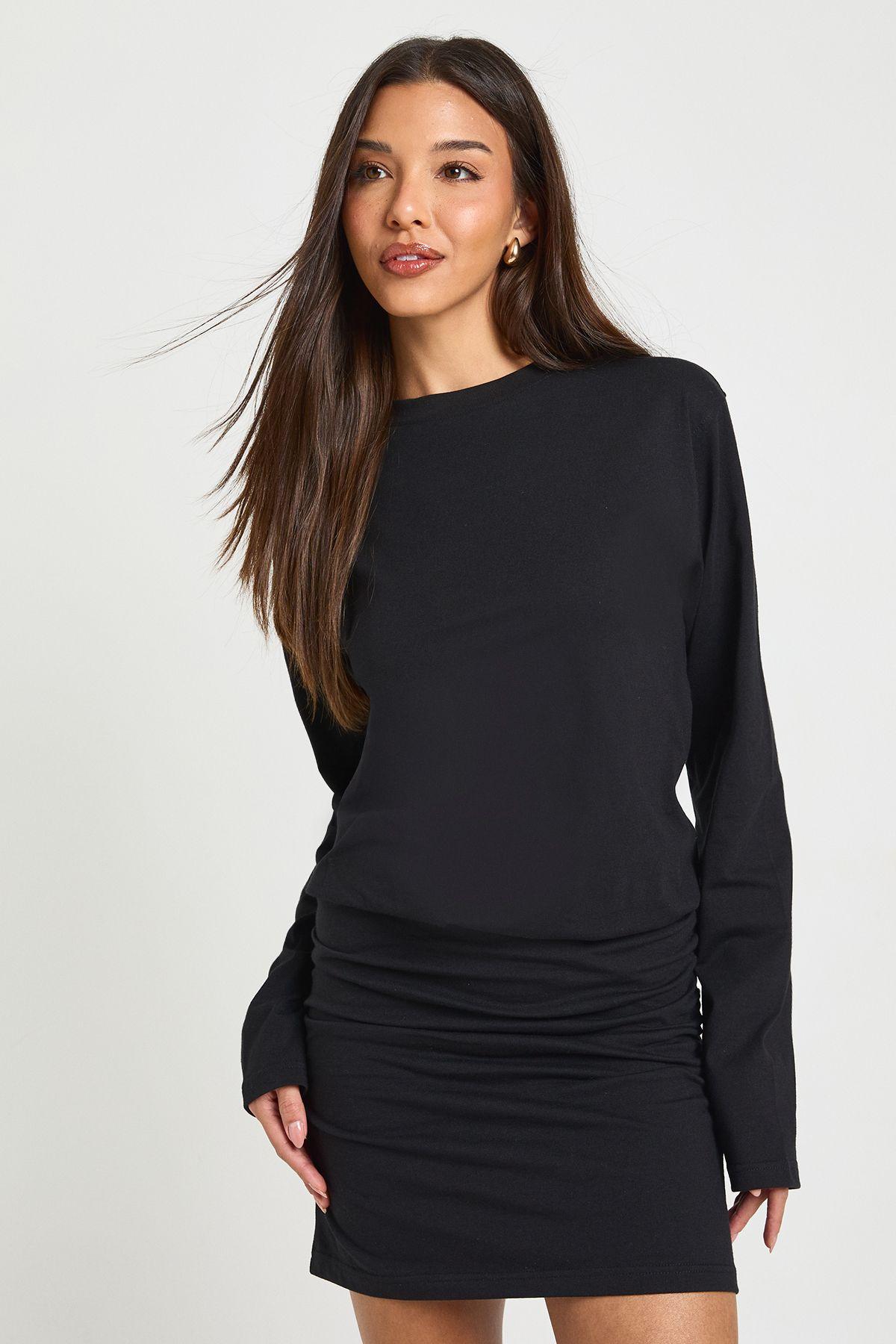 Black T Shirt Dresses for Women - Up to 80% off | Lyst UK