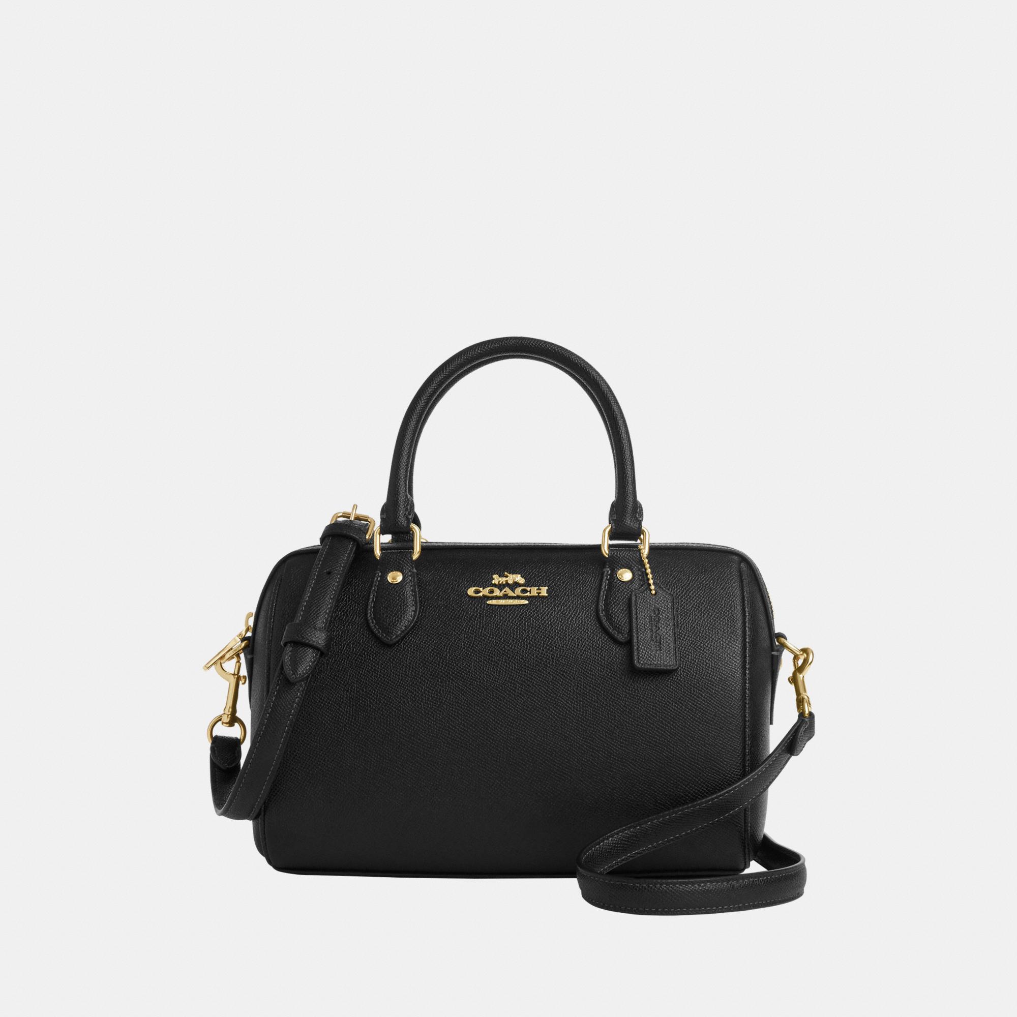 COACH Rowan Satchel Bag in Black Lyst UK