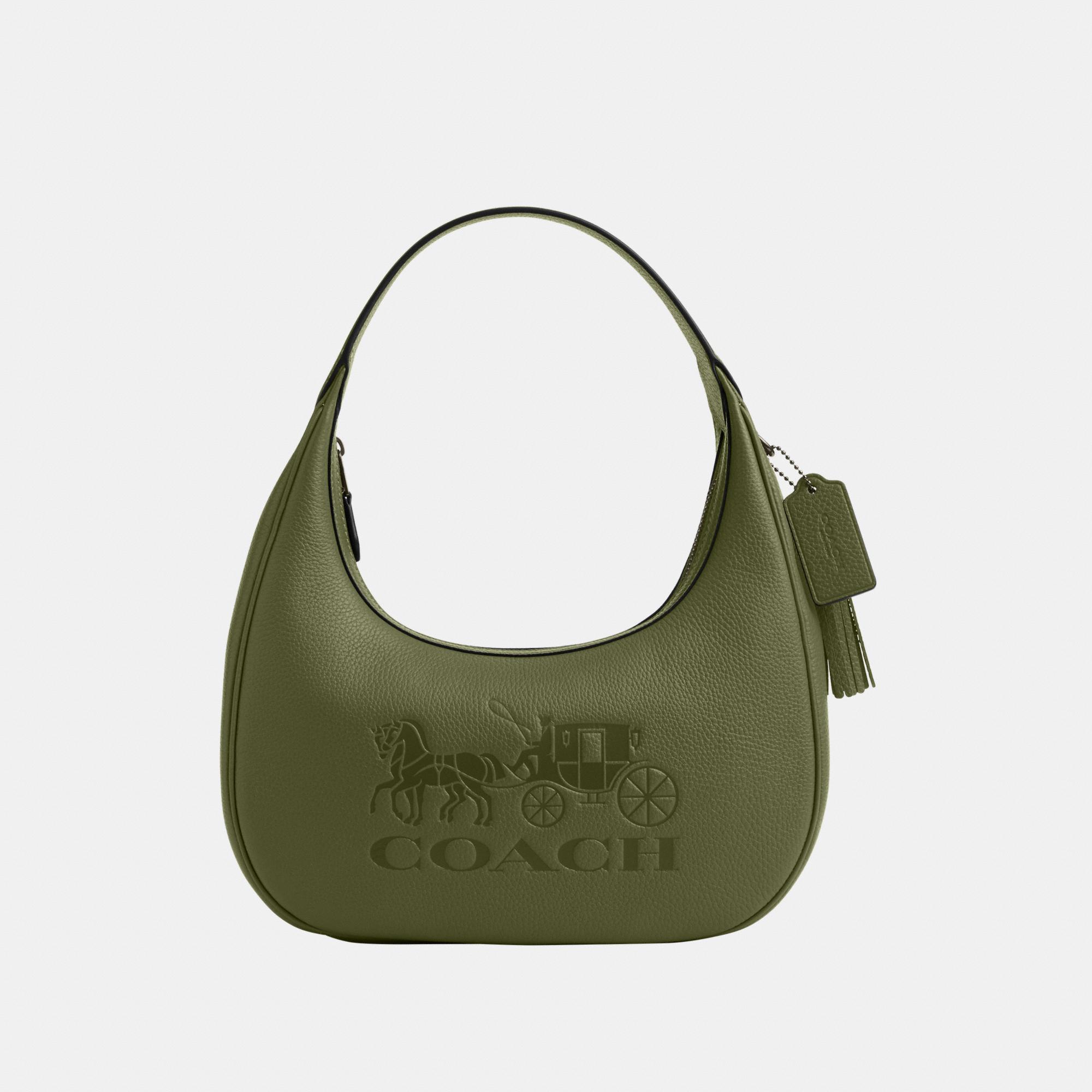 COACH Carmen Shoulder Bag in Green | Lyst UK