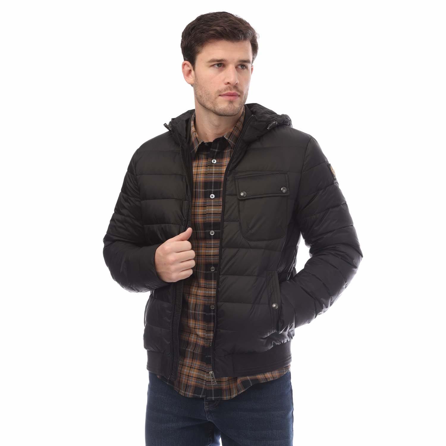 Belstaff Down Filled Nylon Streamline Jacket in Black for Men